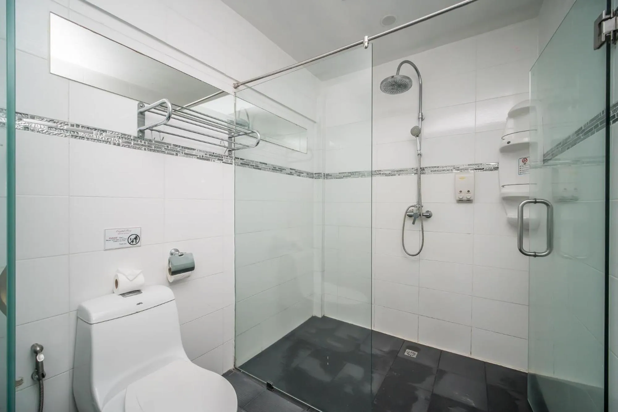 Shower in Crystal Bay Beach Resort