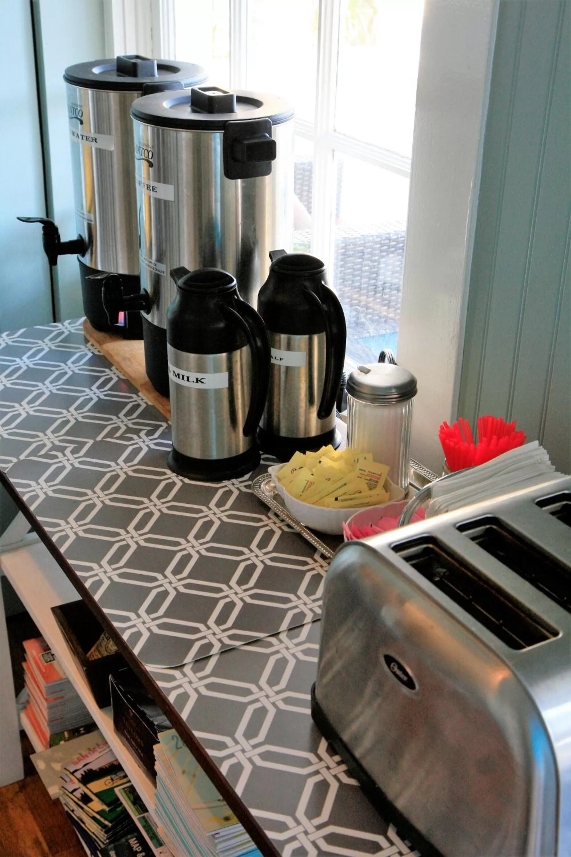 Continental breakfast in Ocean Echo Inn & Beach Cottages