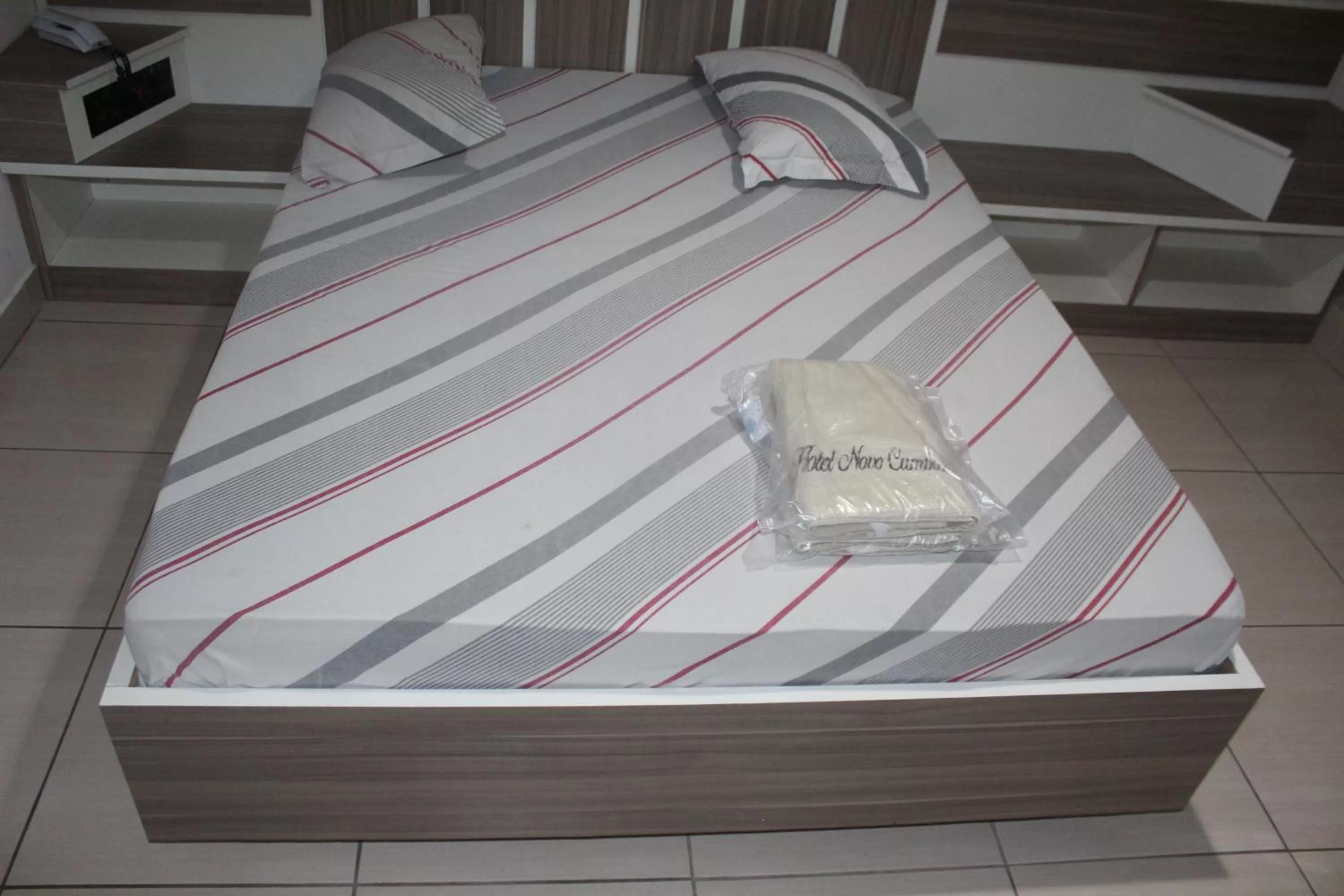 Bed in Hotel Cumbica Guarulhos