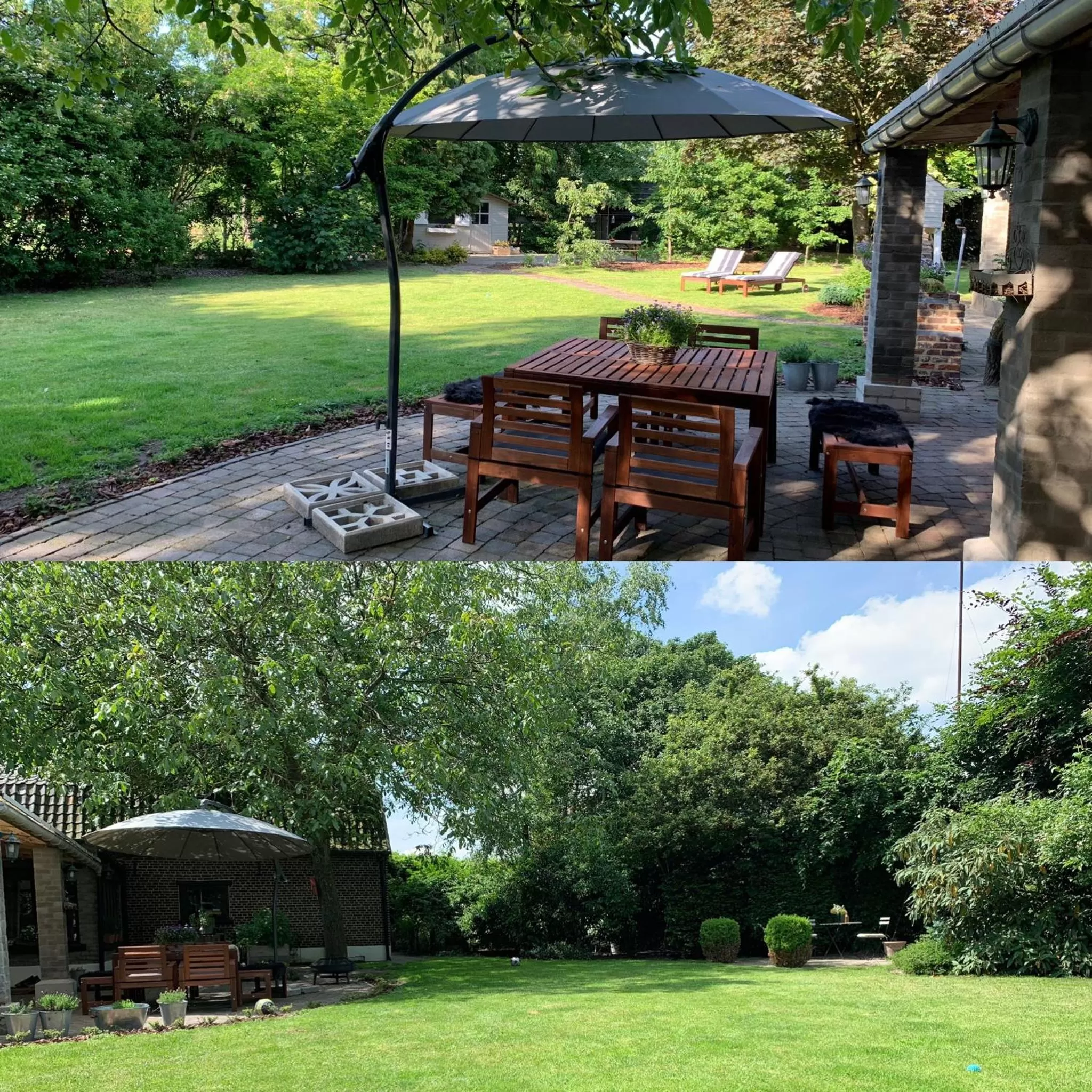 Garden in B&B Dageraad