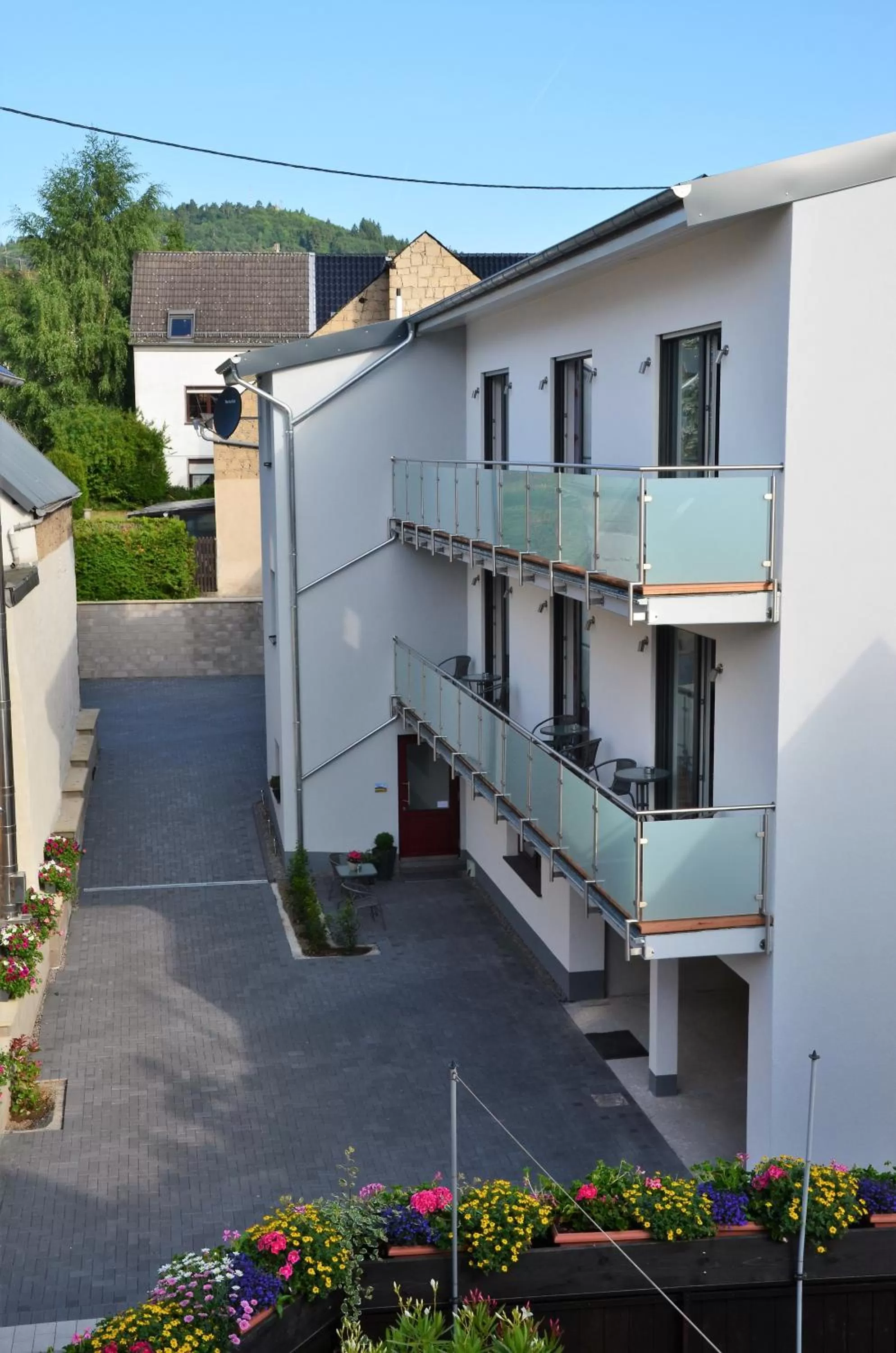 Bird's eye view, Property Building in Gästehaus Am Hochsimmer