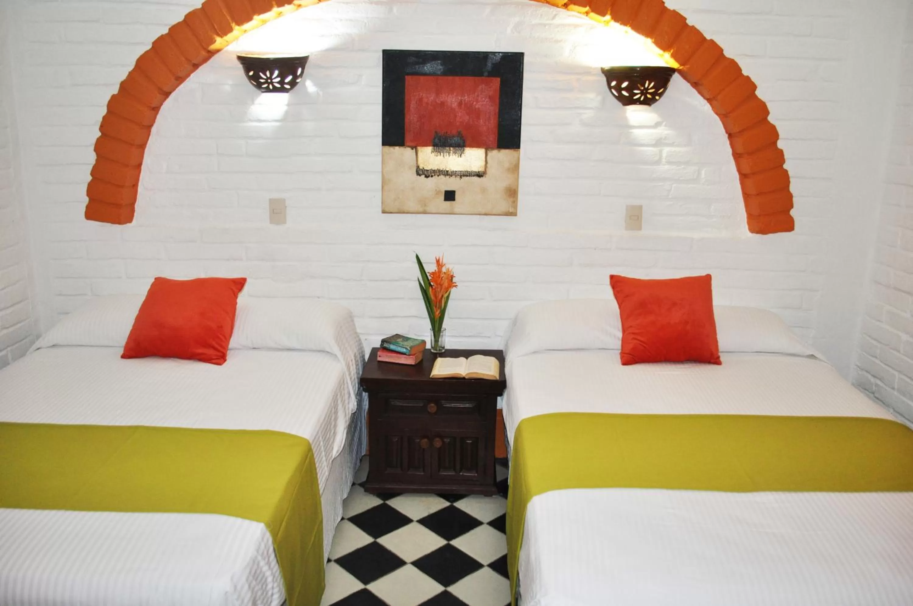 Bedroom, Bed in Hotel Hacienda de Vallarta Centro