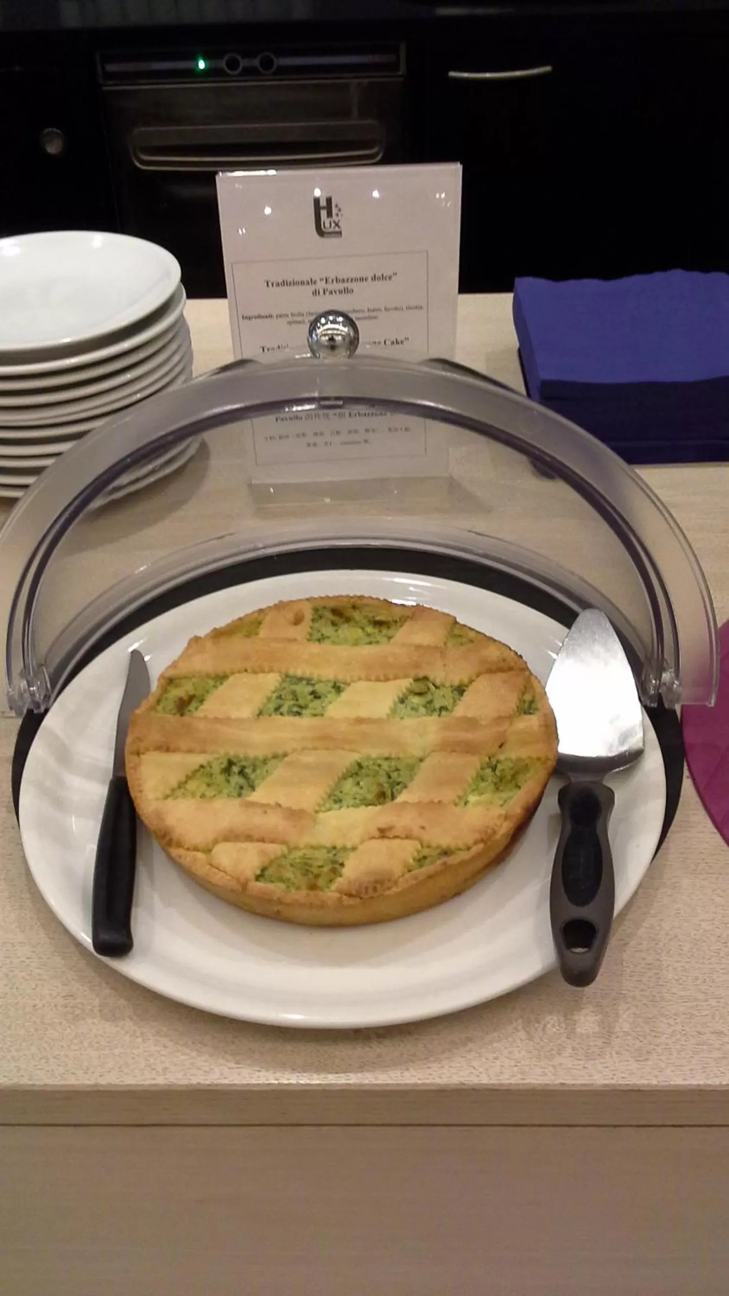 Food close-up in Hotel Lux