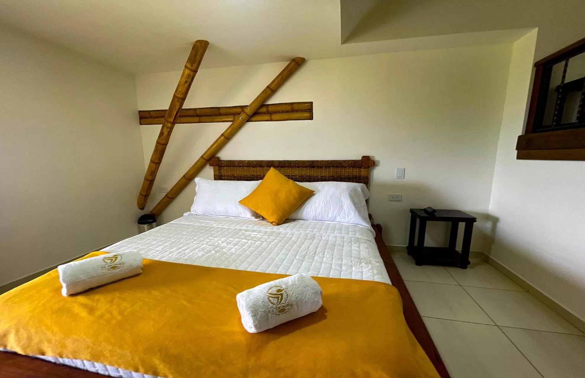 Bed in La Victoria Hotel Campestre