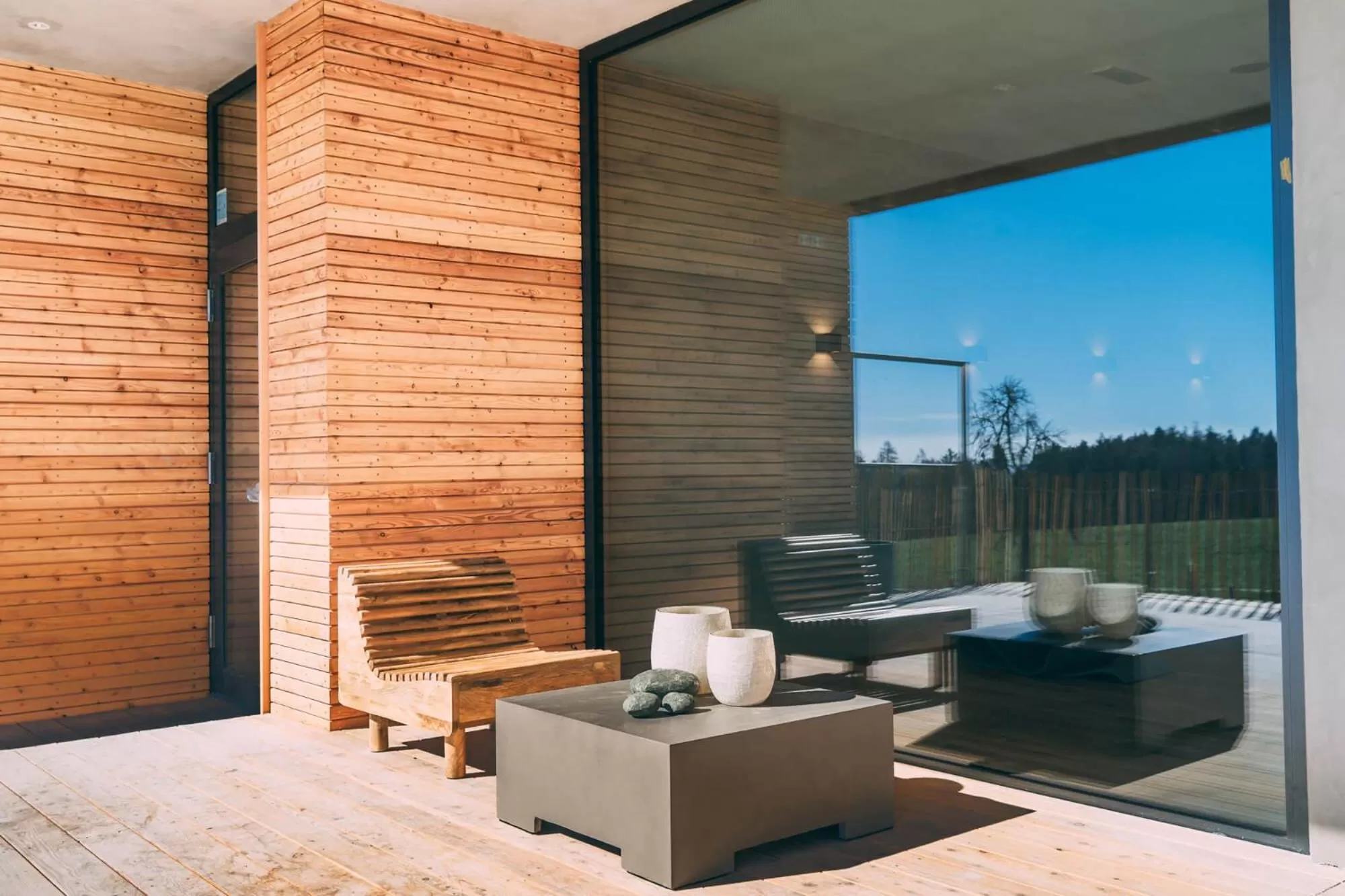 Sauna in Gut Hügle Erlebnishof & Spa