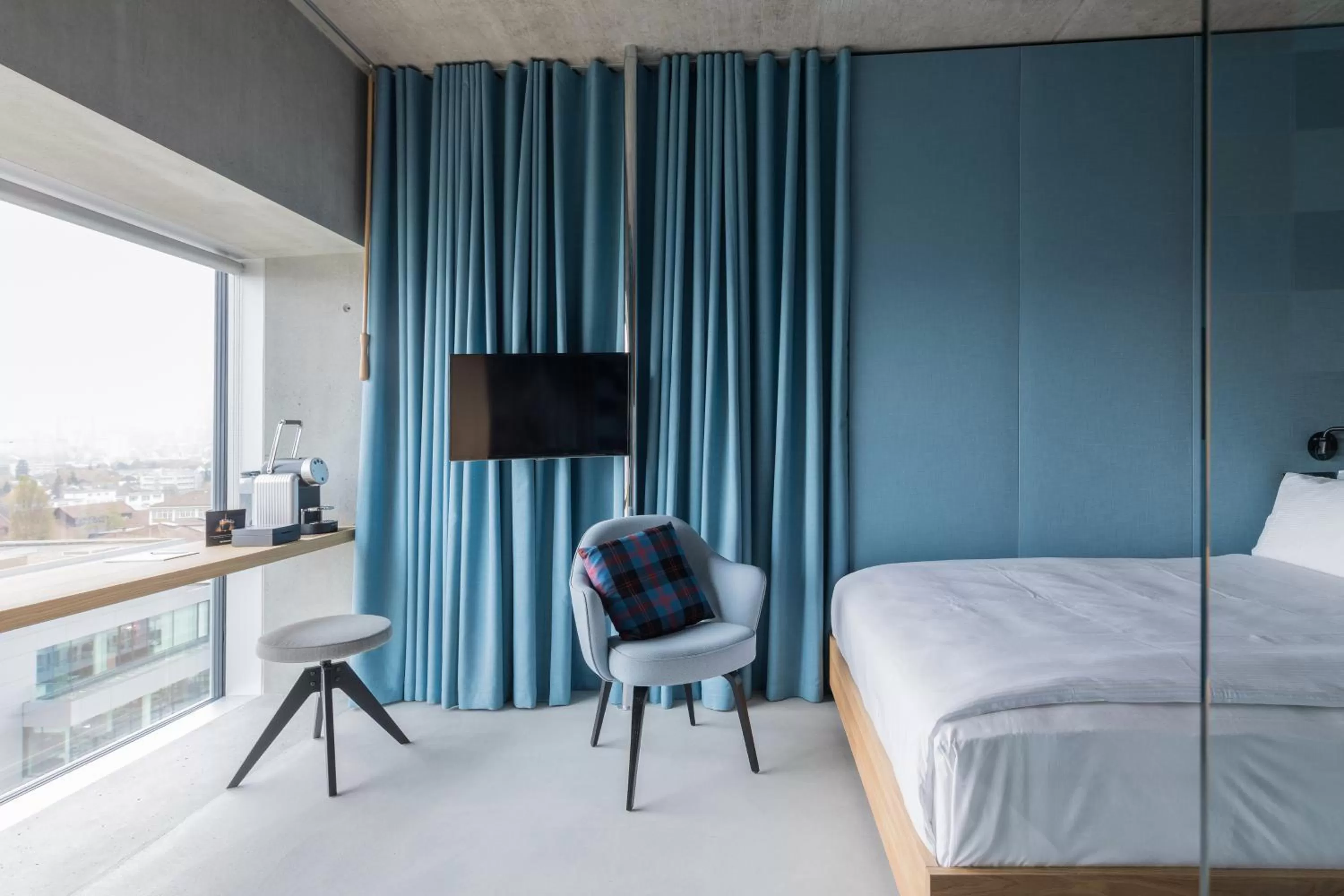 Bed in Placid Hotel Design & Lifestyle Zurich