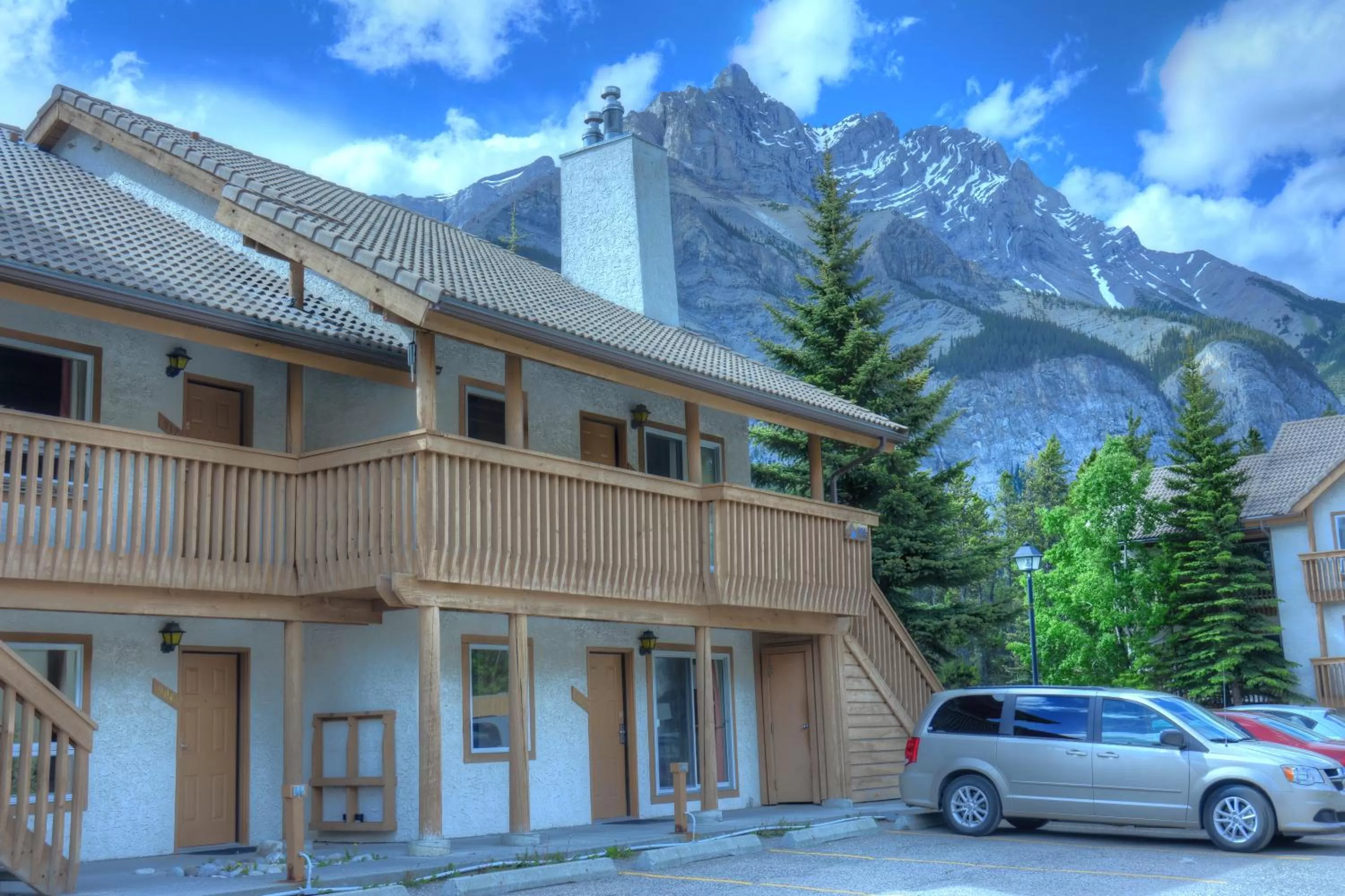 Property building in Banff Rocky Mountain Resort