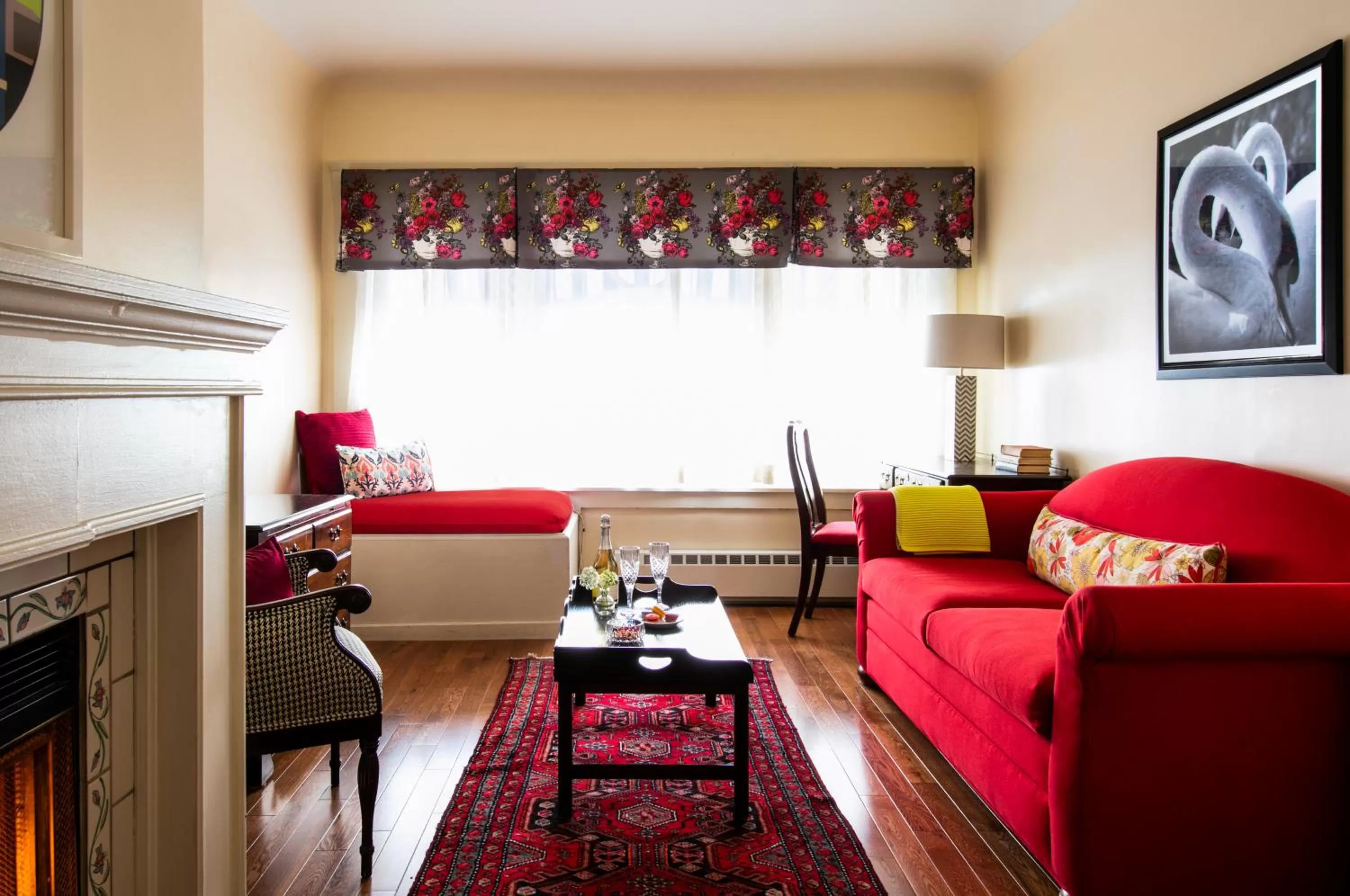 Living room in White Swan Inn