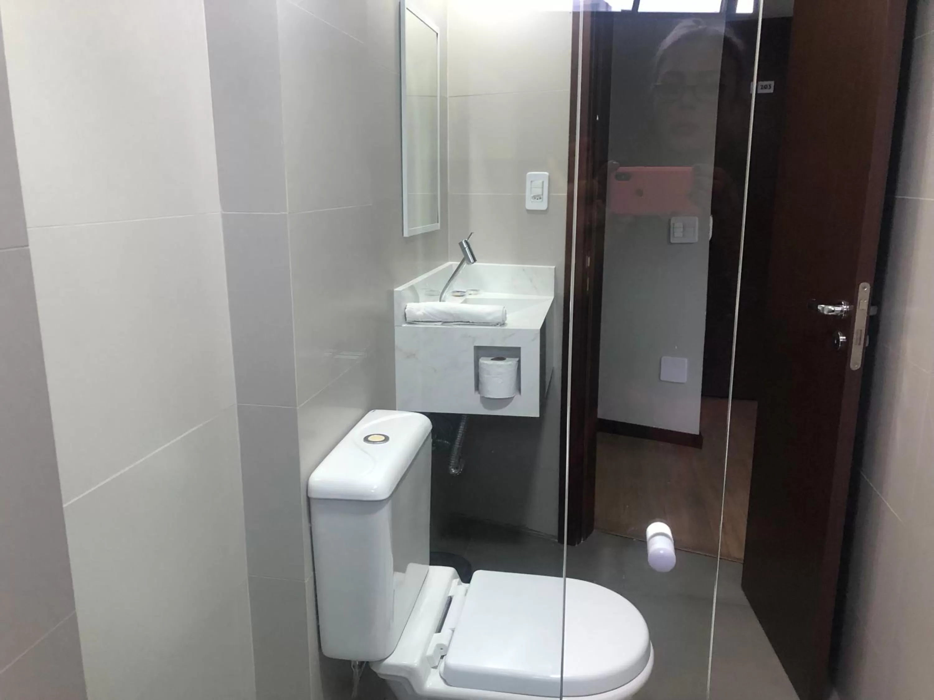 Toilet in Hotel Marjaí