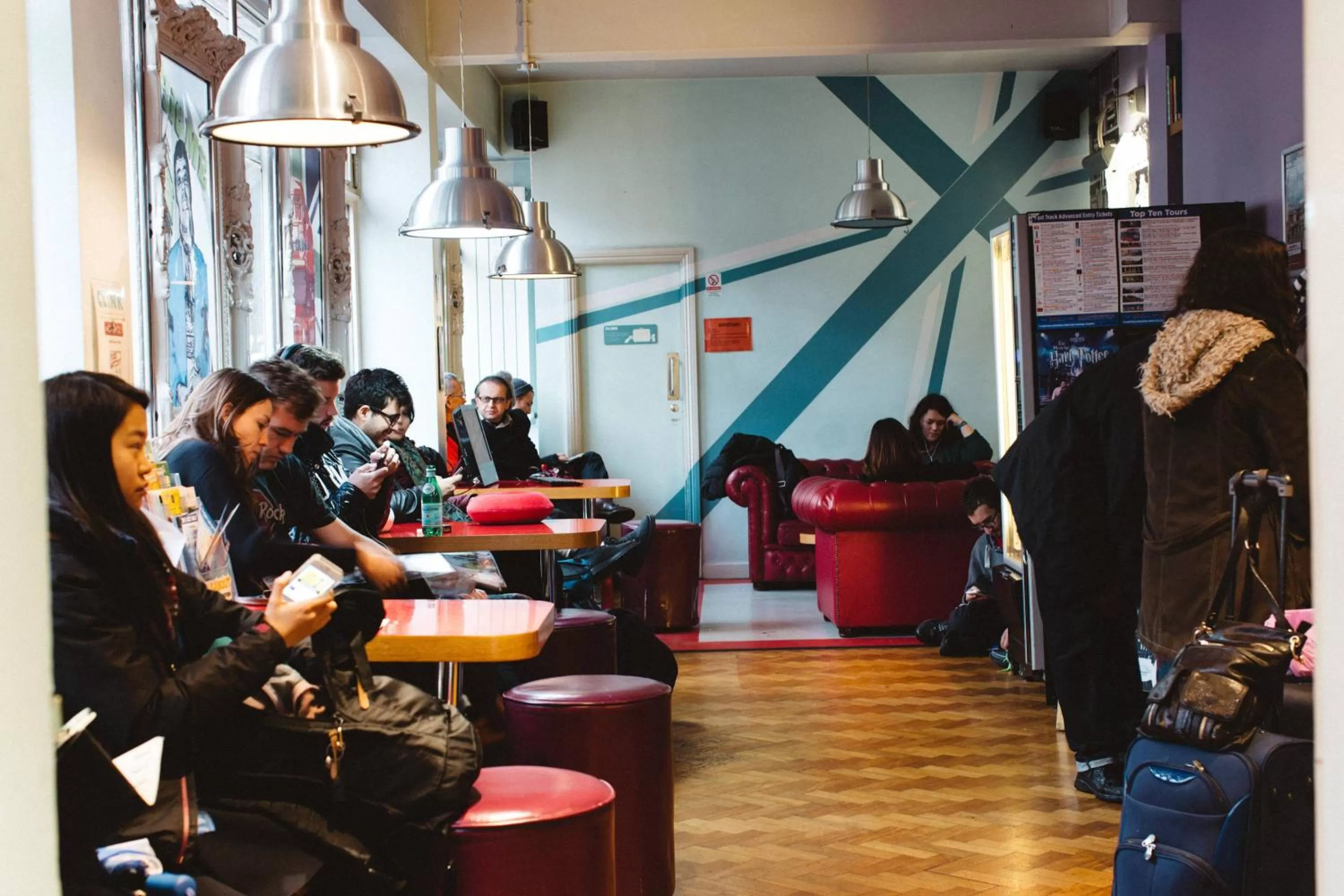 group of guests in Clink261 Hostel
