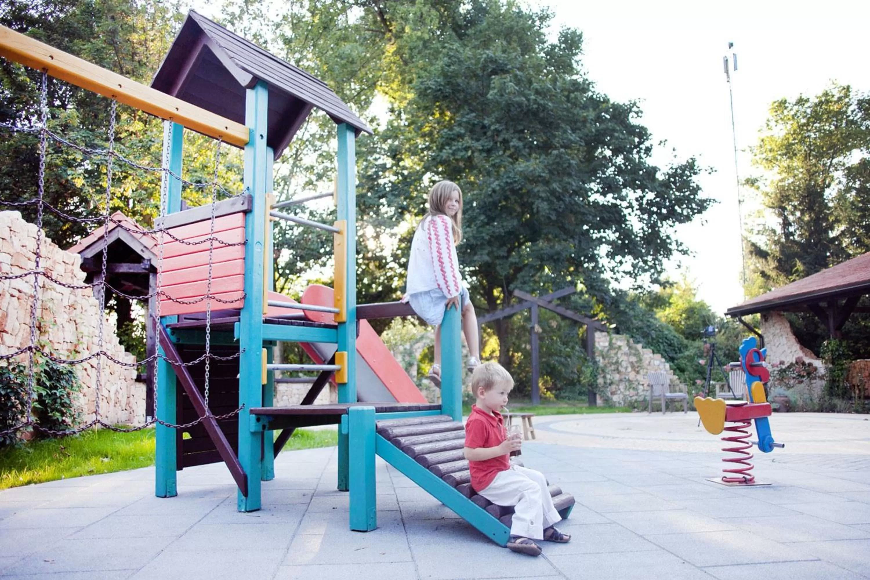 Children play ground in Złoty Lin