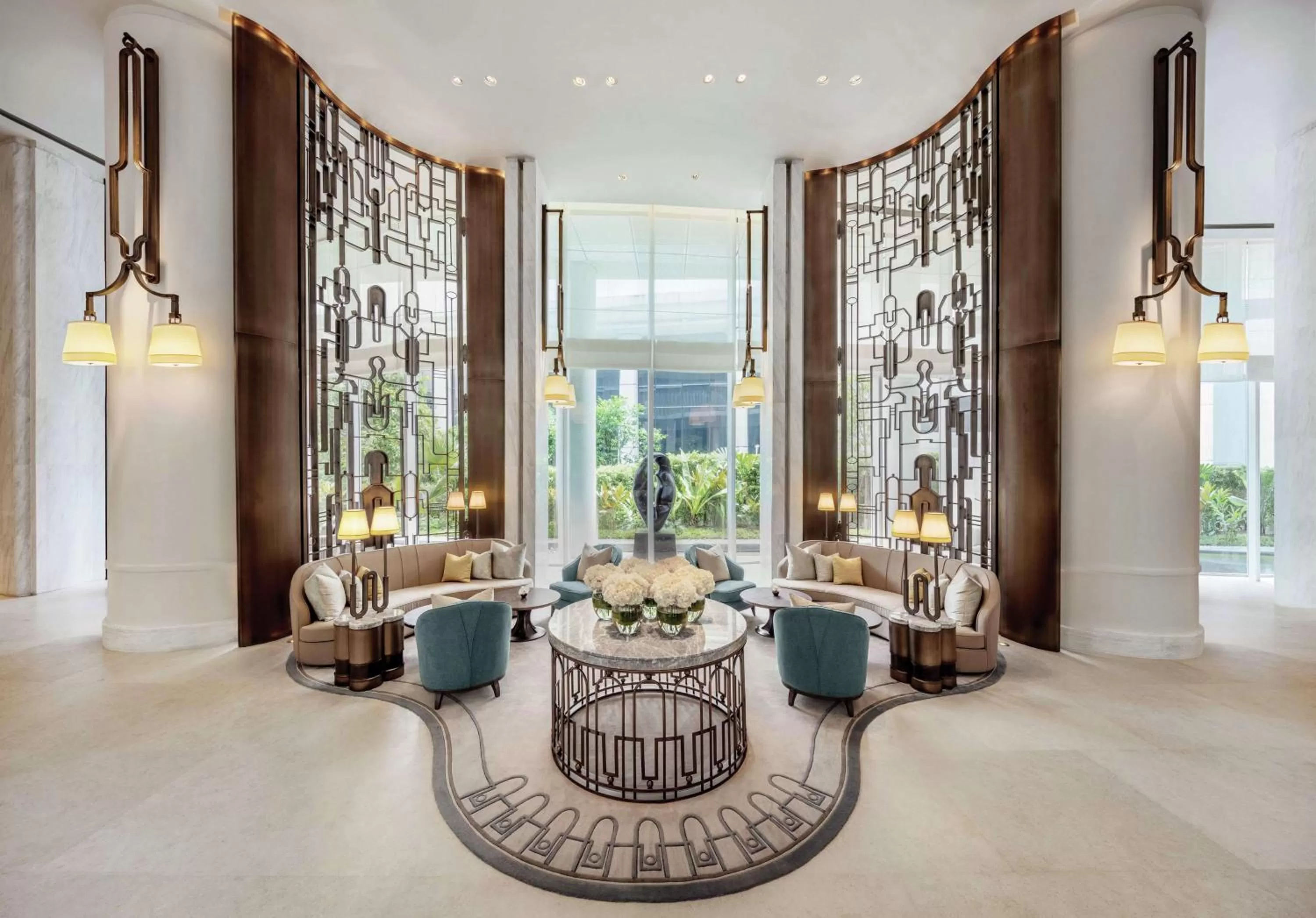 Lobby or reception in Waldorf Astoria Bangkok