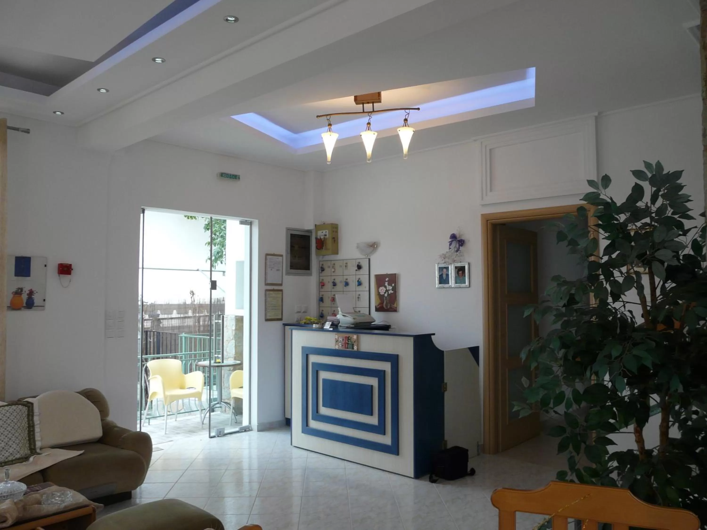 Lobby or reception in Hotel Fotini