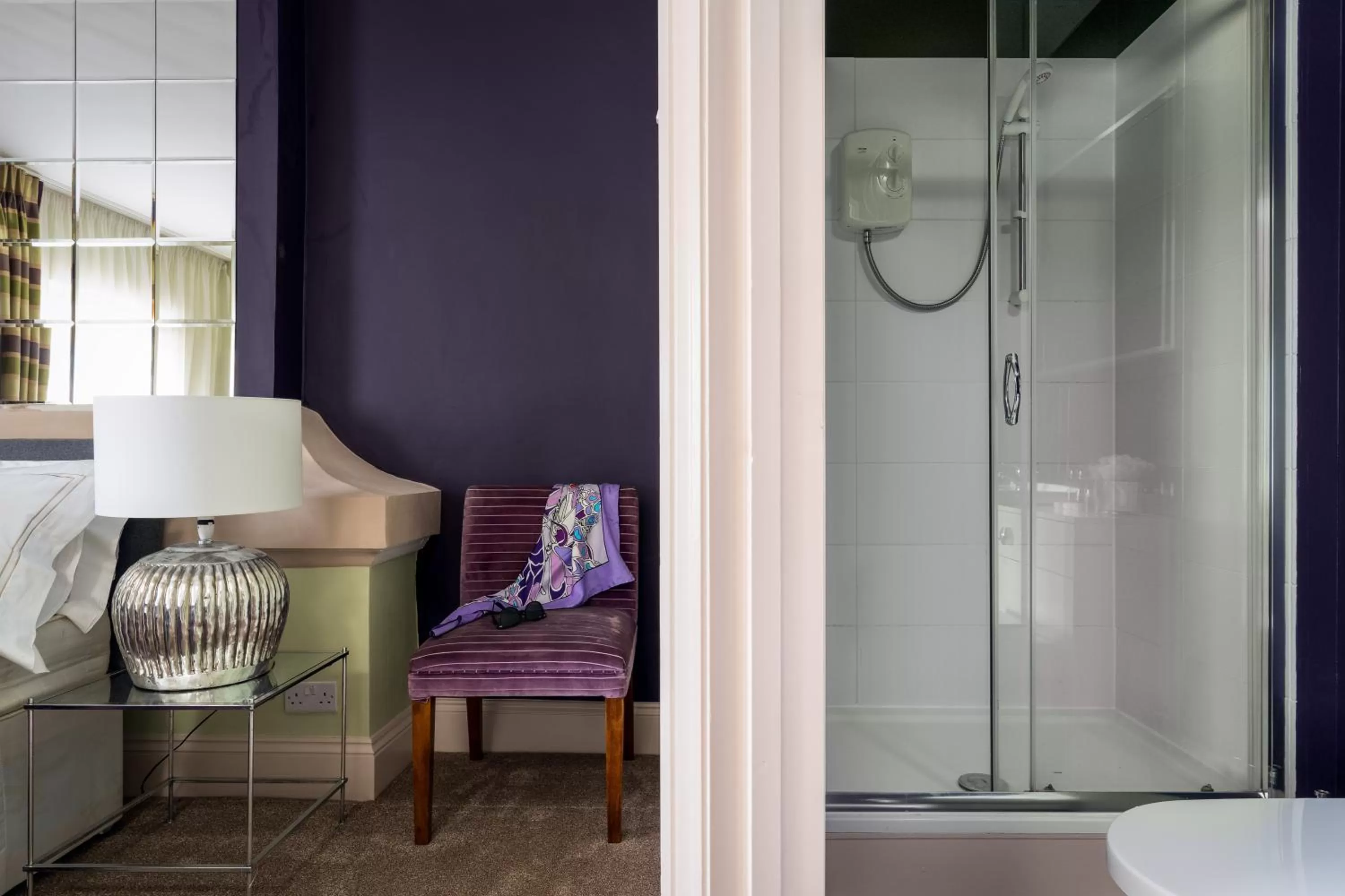 Shower in Palm Grove Apartments