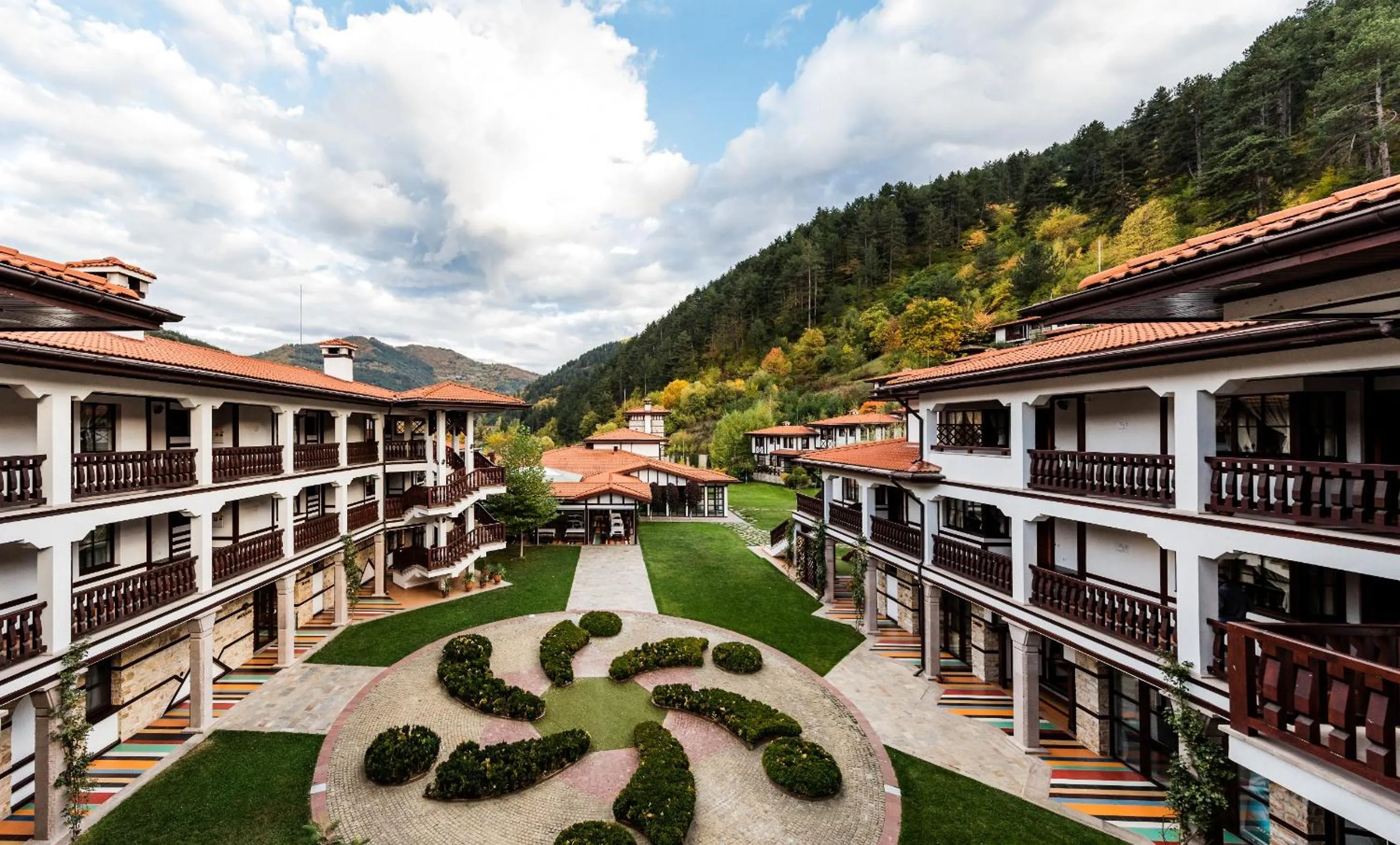 Garden view in SPA Hotel Ismena