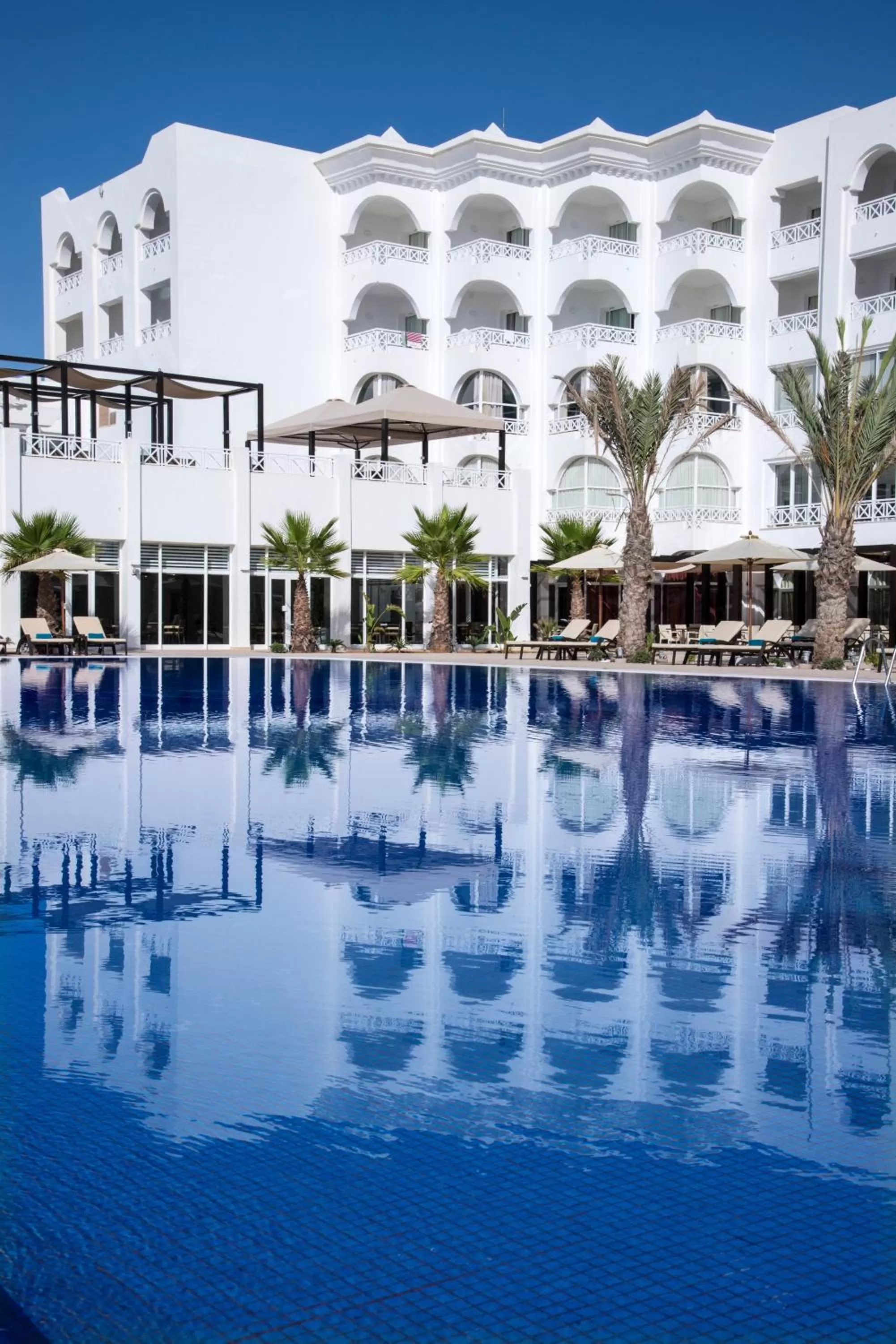 Pool view in Radisson Blu Resort & Thalasso Hammamet