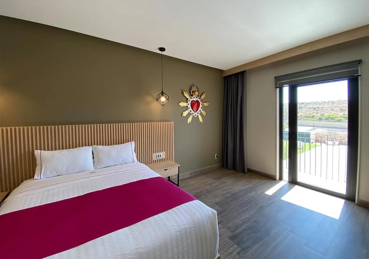 Bed in Hotel MX más san miguel de allende