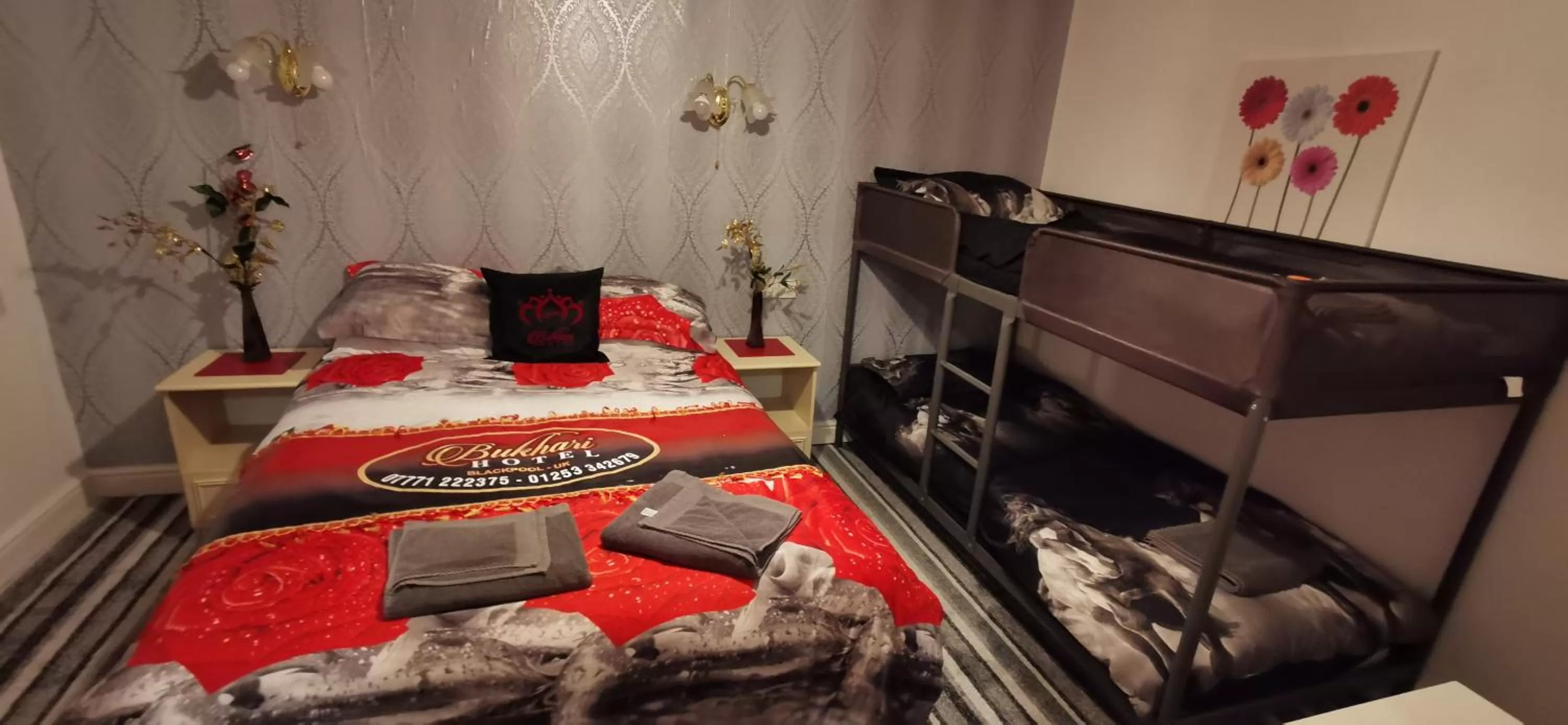 Photo of the whole room, Bed in BUKHARI Hotel