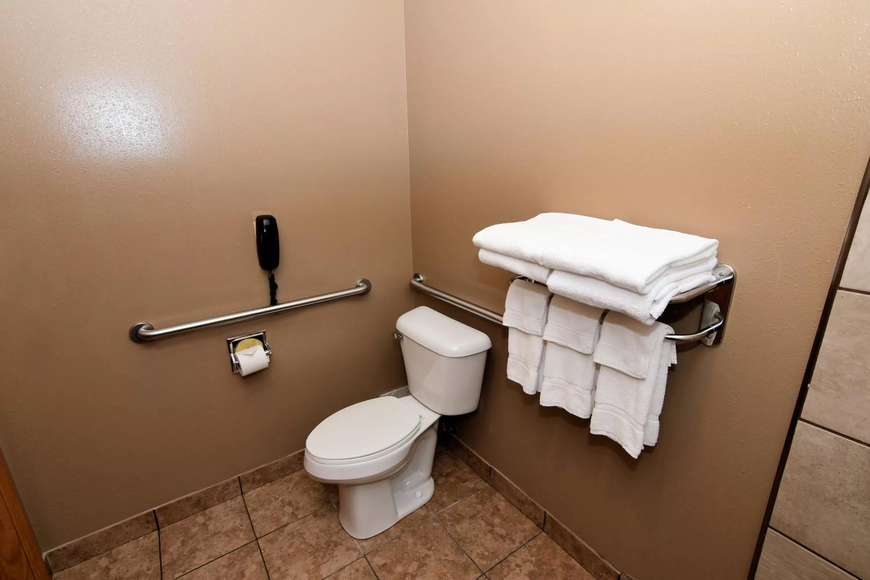 Toilet in Cobblestone Inn & Suites - Denison | Majestic Hills