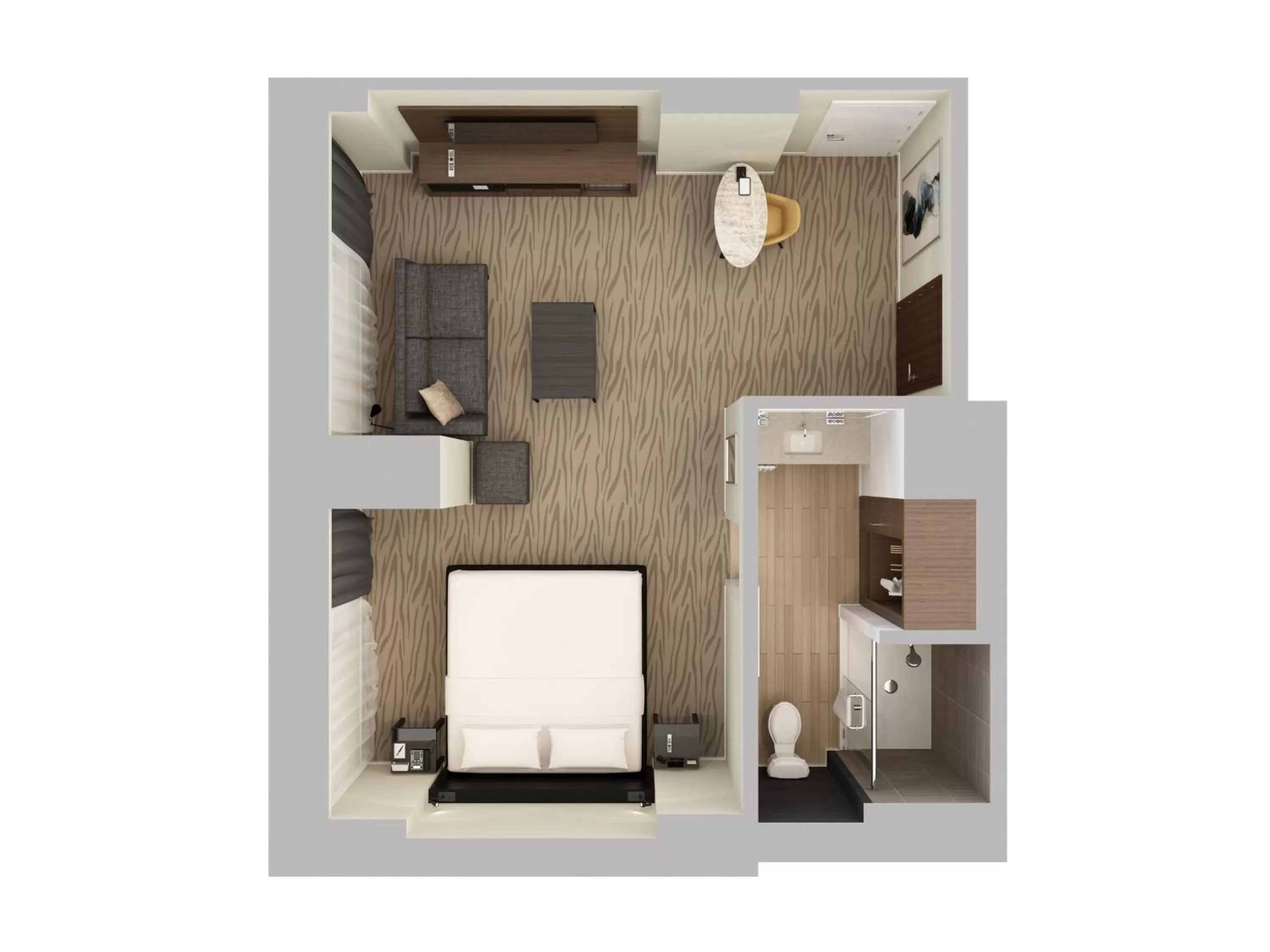 Floor plan in Hyatt Regency Deerfield