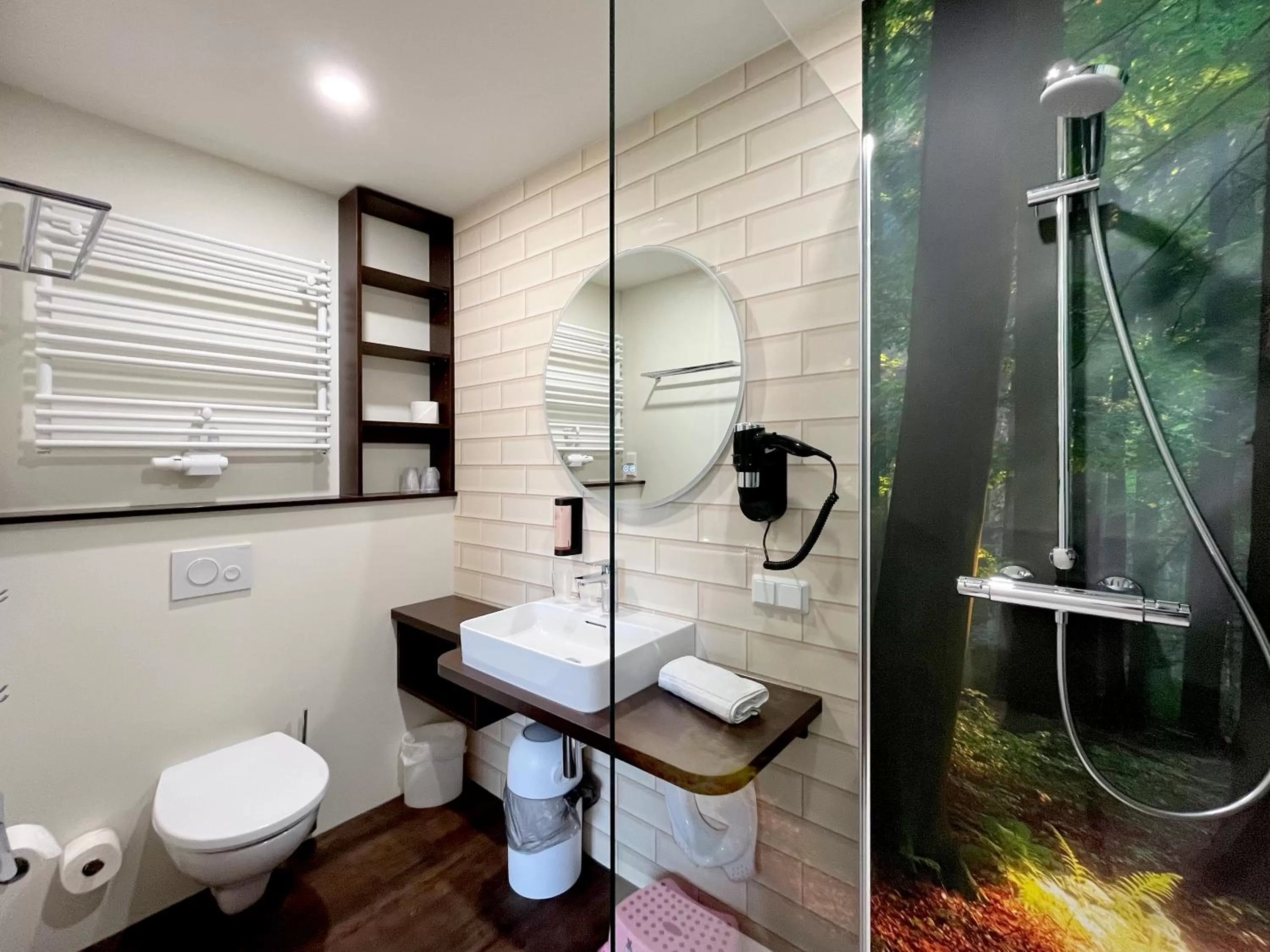 Bathroom in Familienhotel "Rhön Feeling"