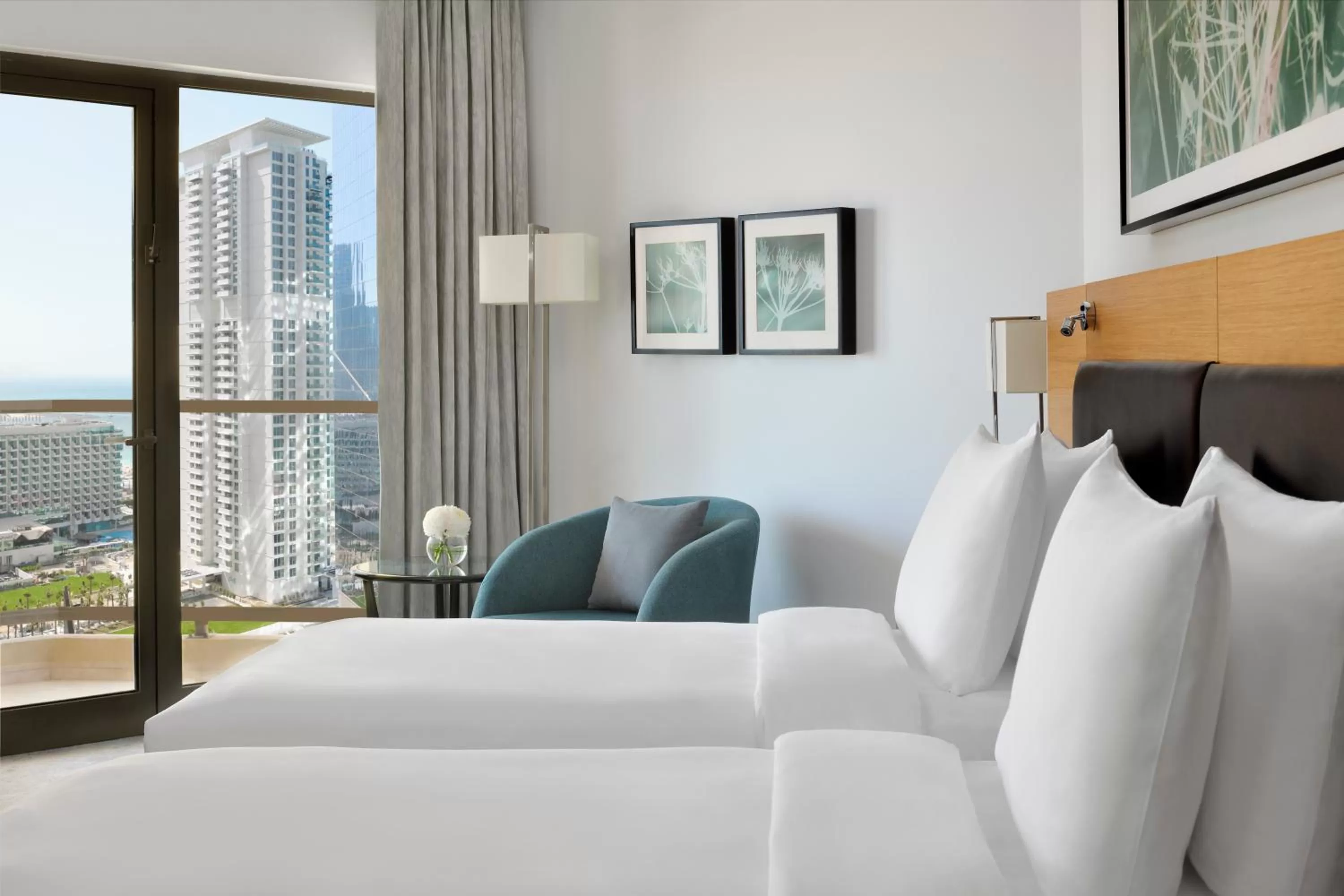 Bed in Mövenpick Hotel Jumeirah Beach