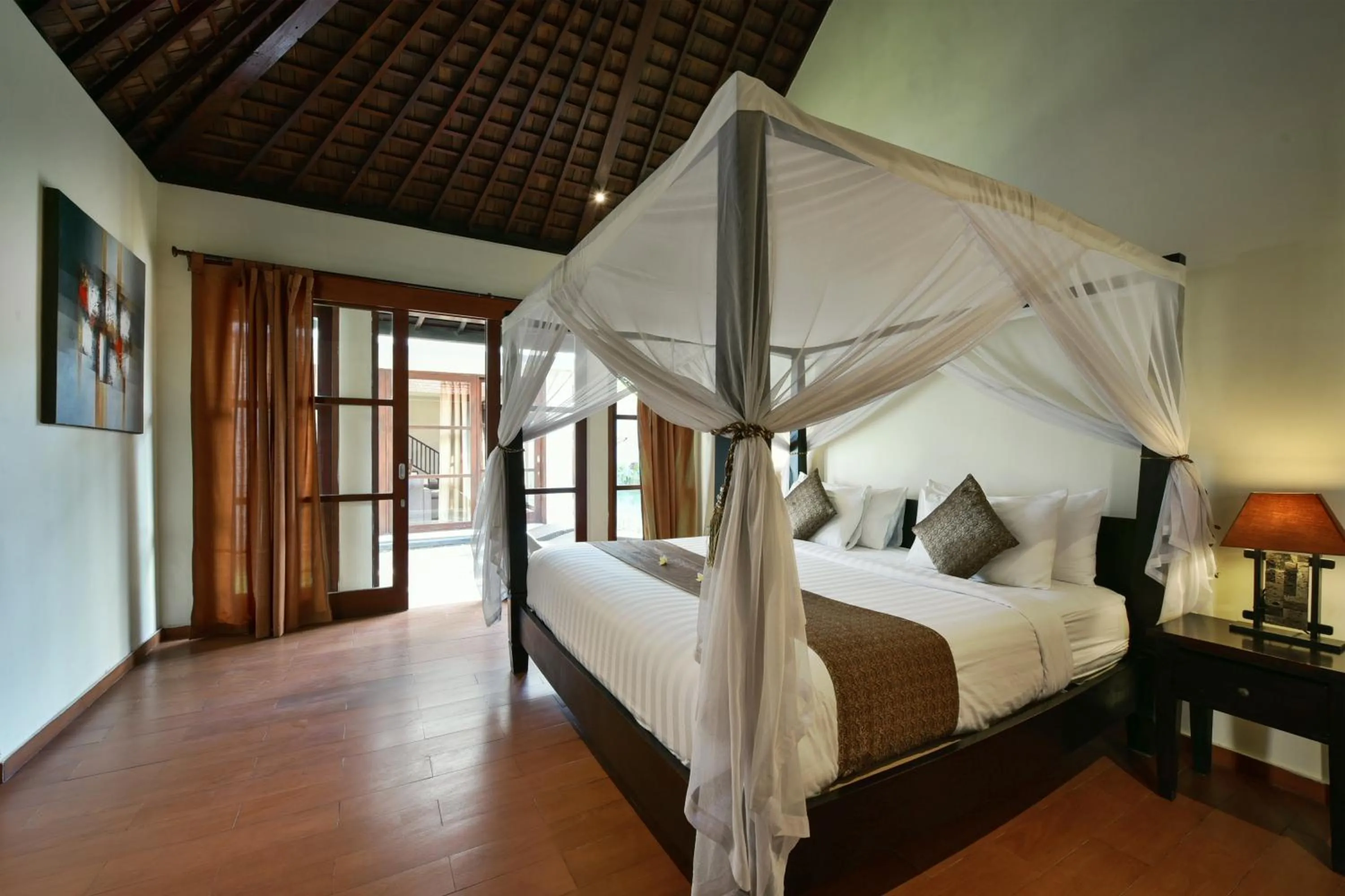 Bed in The Khayangan Dreams Villa Umalas