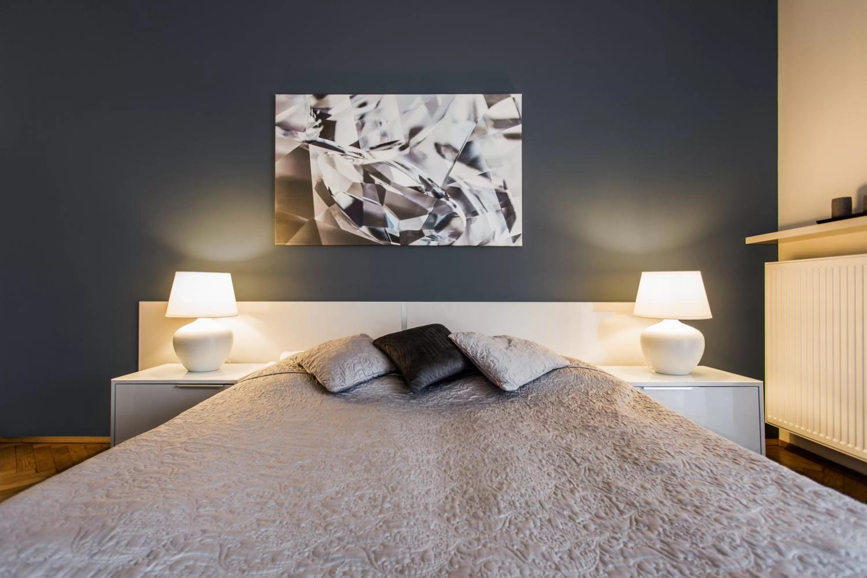 Bedroom, Bed in 4Seasons﻿ Apartments Cracow