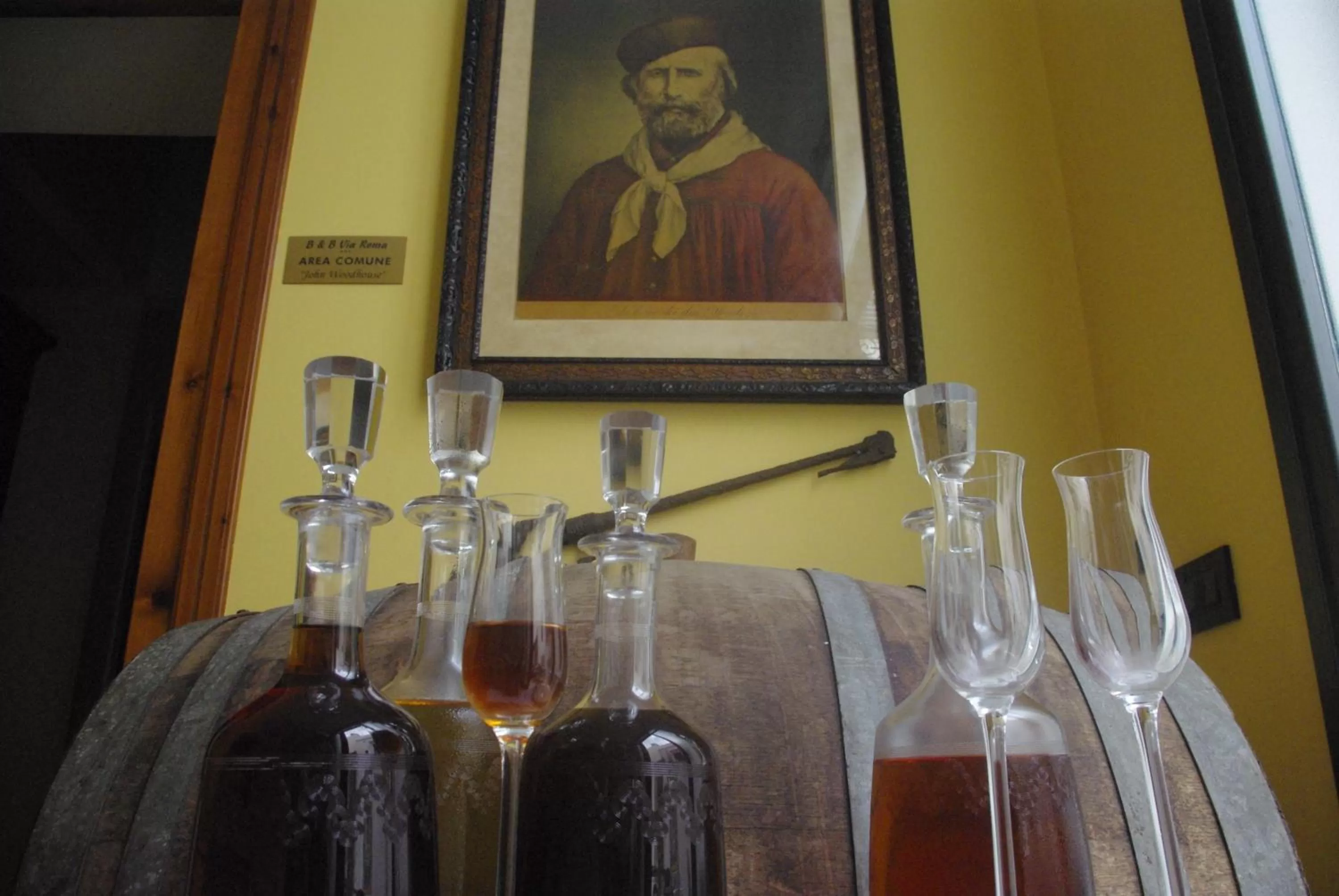 Alcoholic drinks in B&B Via Roma