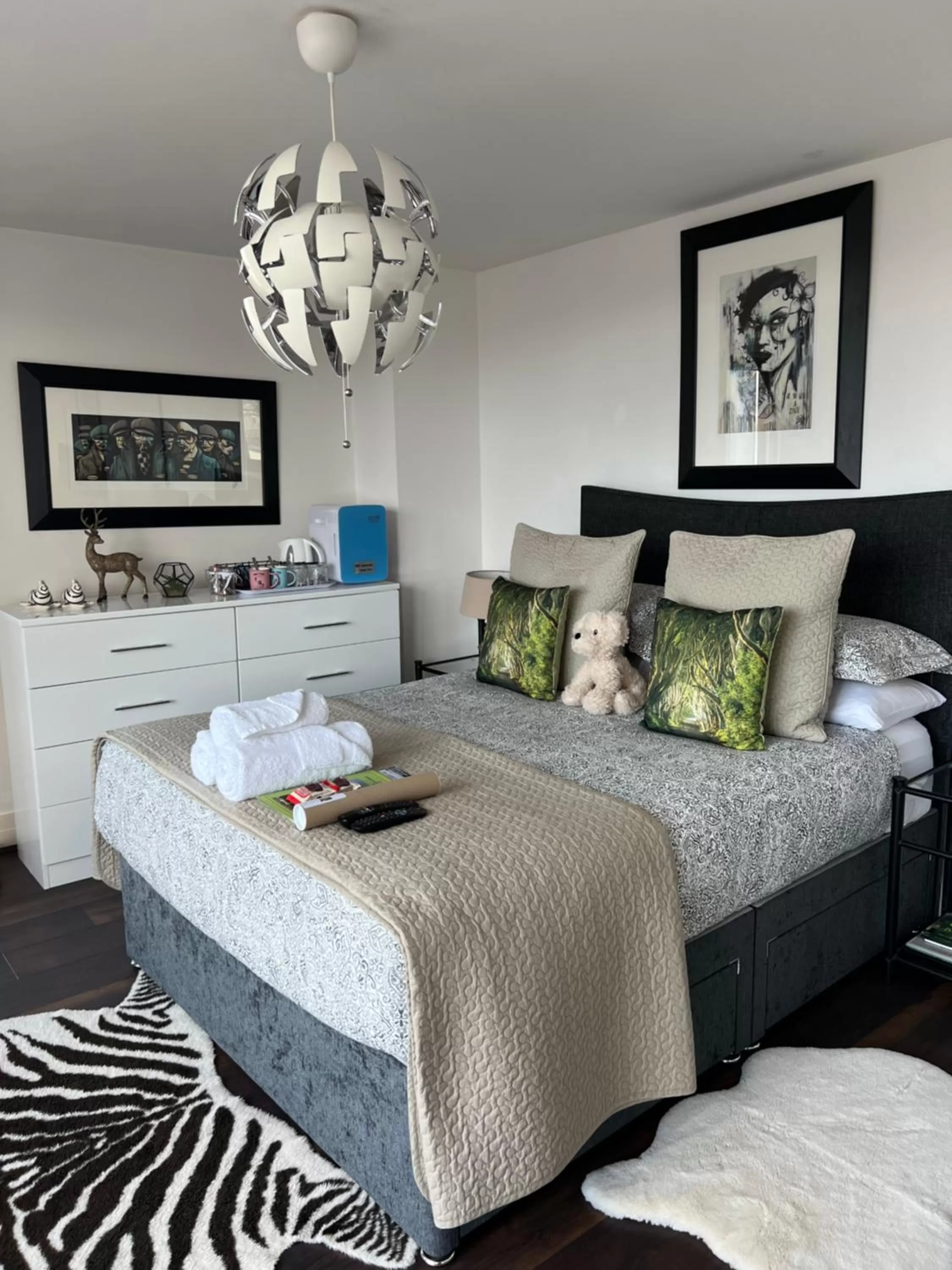 Bed in James Clow Bed & Breakfast