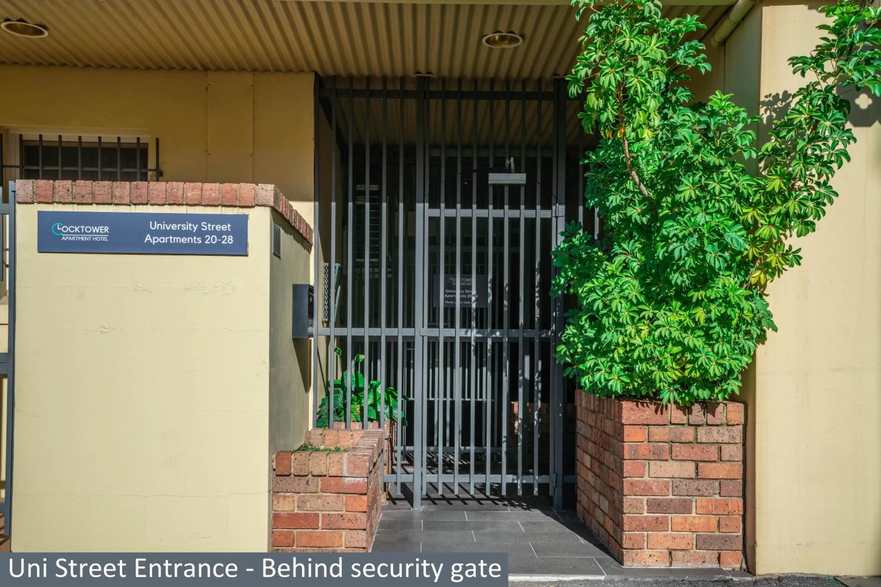 Facade/entrance in Clocktower Apartment Hotel