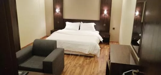 Bed in Drr Ramah Hotel Apartments 10