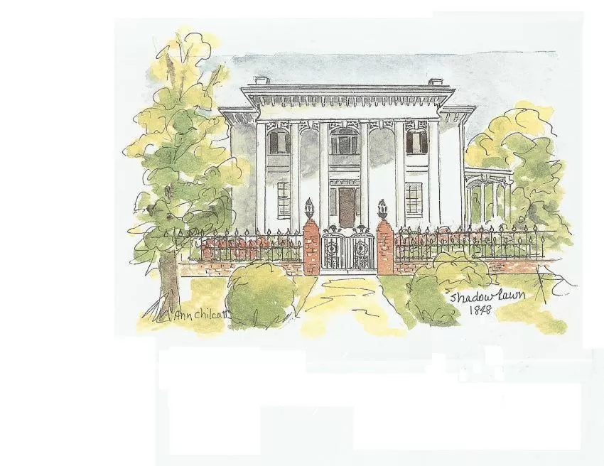 Decorative detail in Shadowlawn Bed and Breakfast