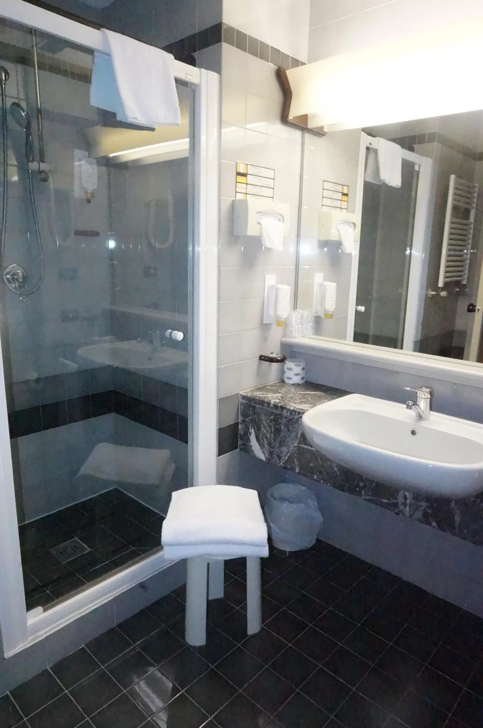 Shower in Hotel Maxim