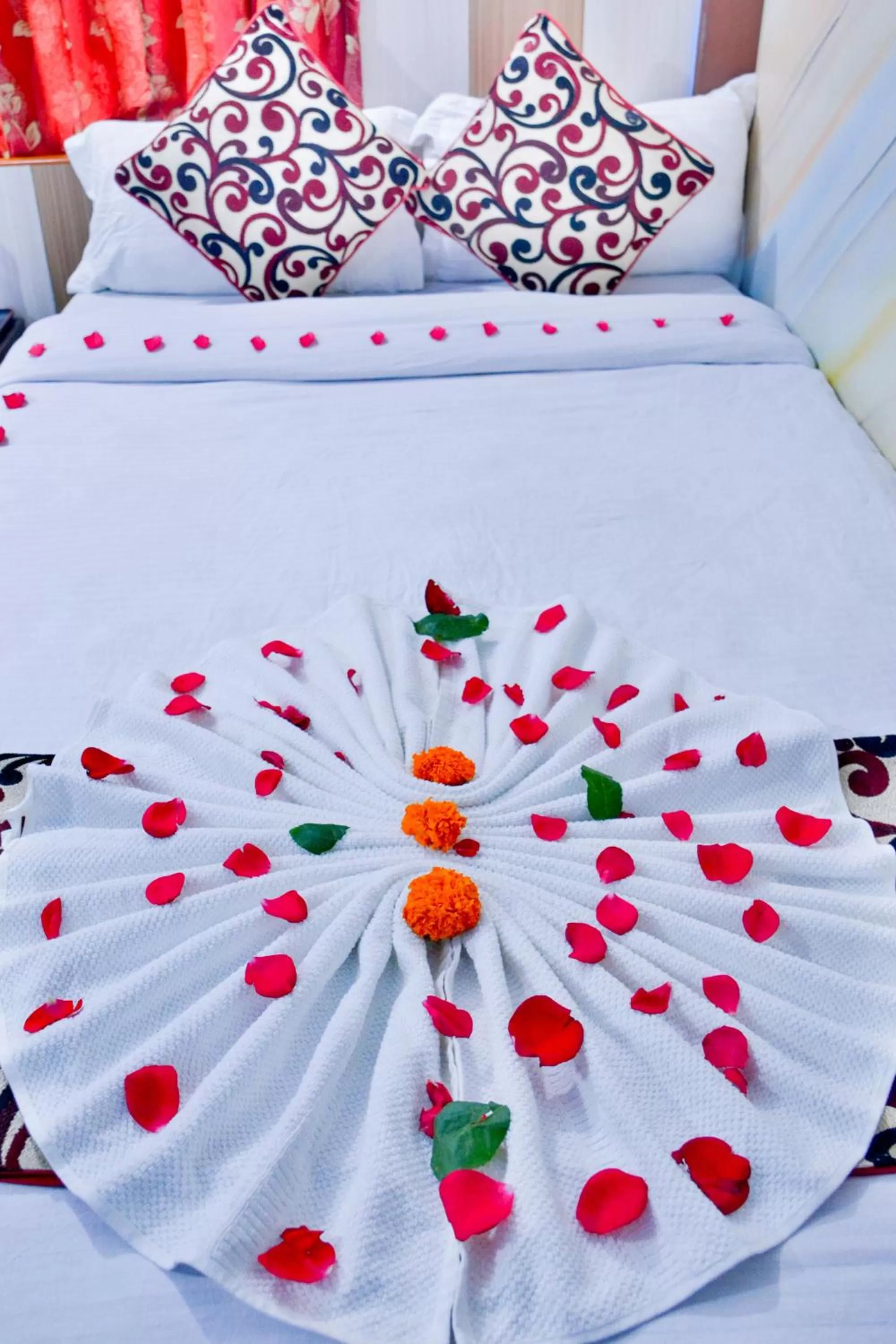 Bed in Hotel Middle Point Pvt Ltd