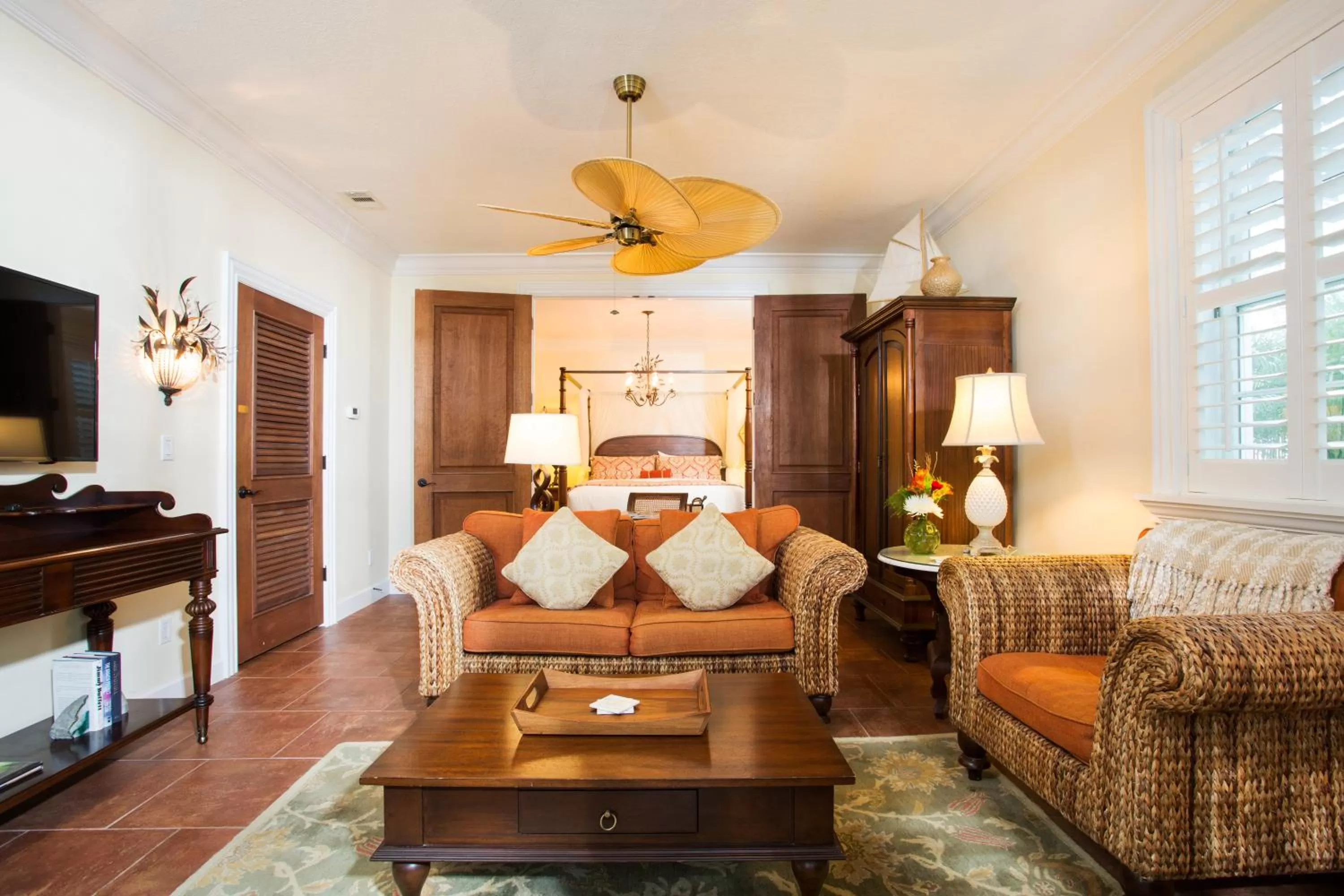 Seating area in Port d'Hiver Bed and Breakfast