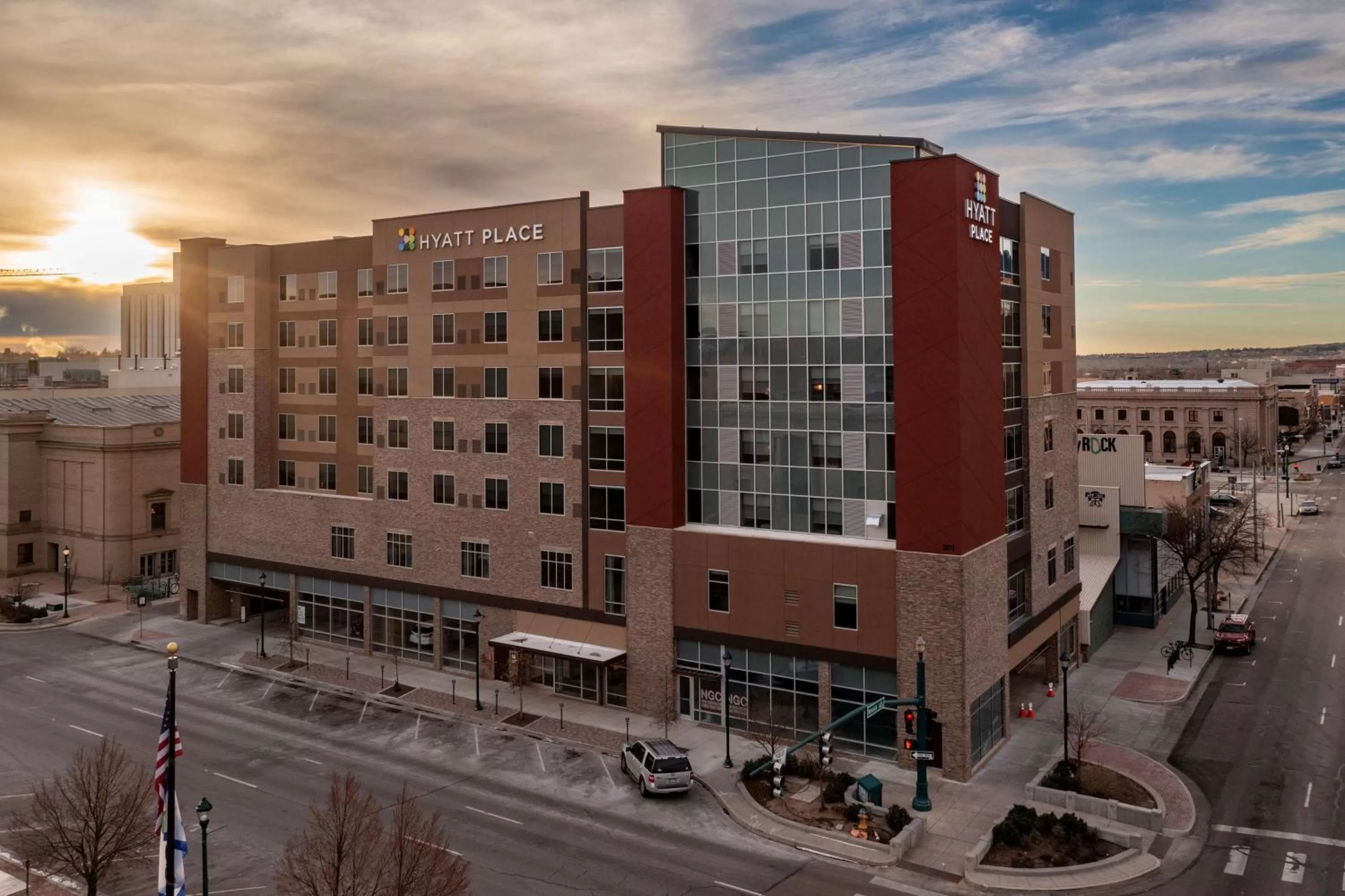 Property building in Hyatt Place Colorado Springs Downtown