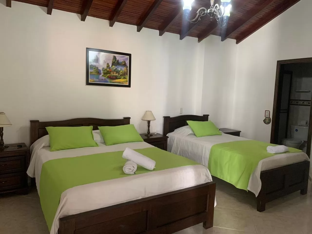 Bed in Hotel Las Nieves