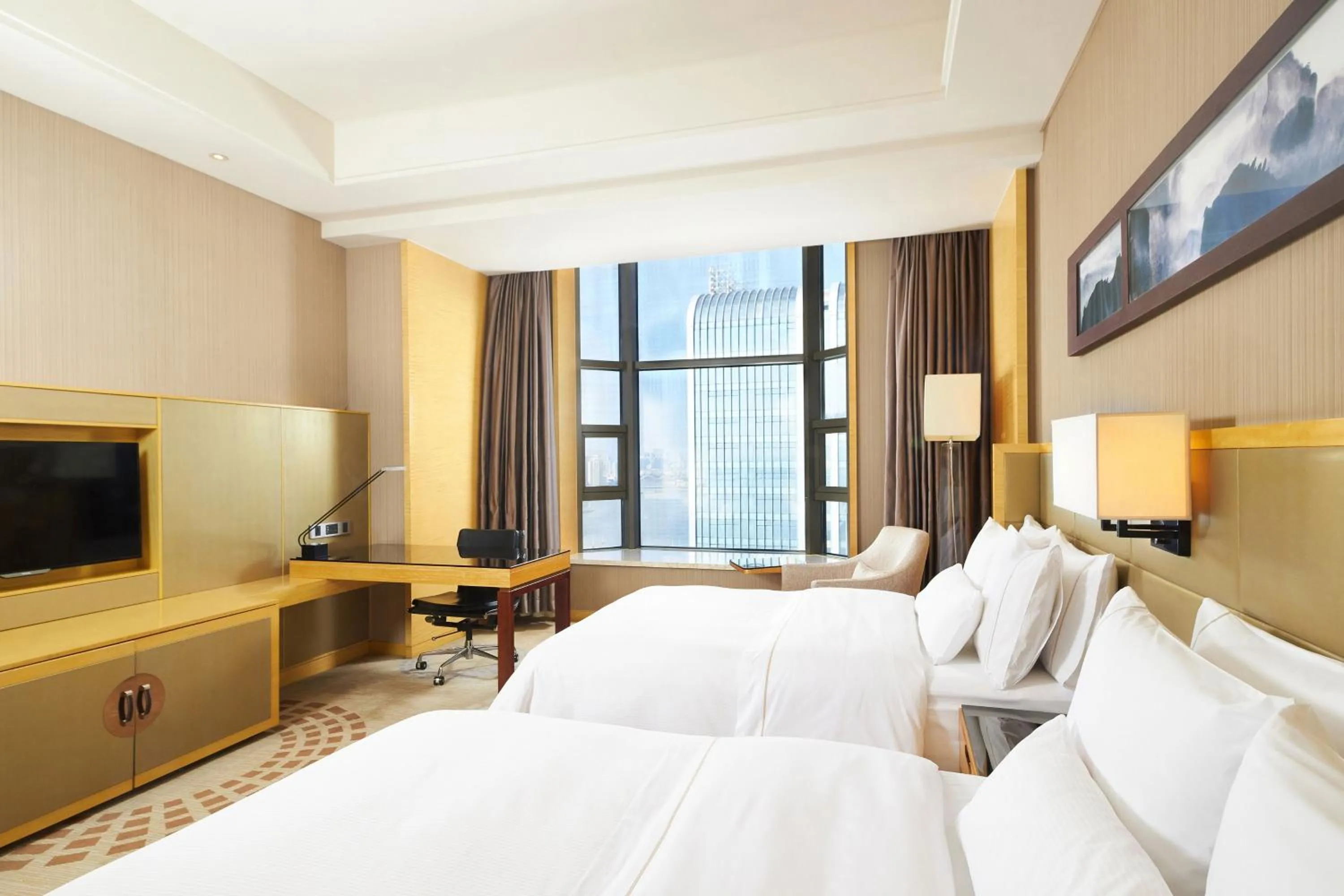 TV and multimedia, Bed in The Westin Fuzhou Minjiang