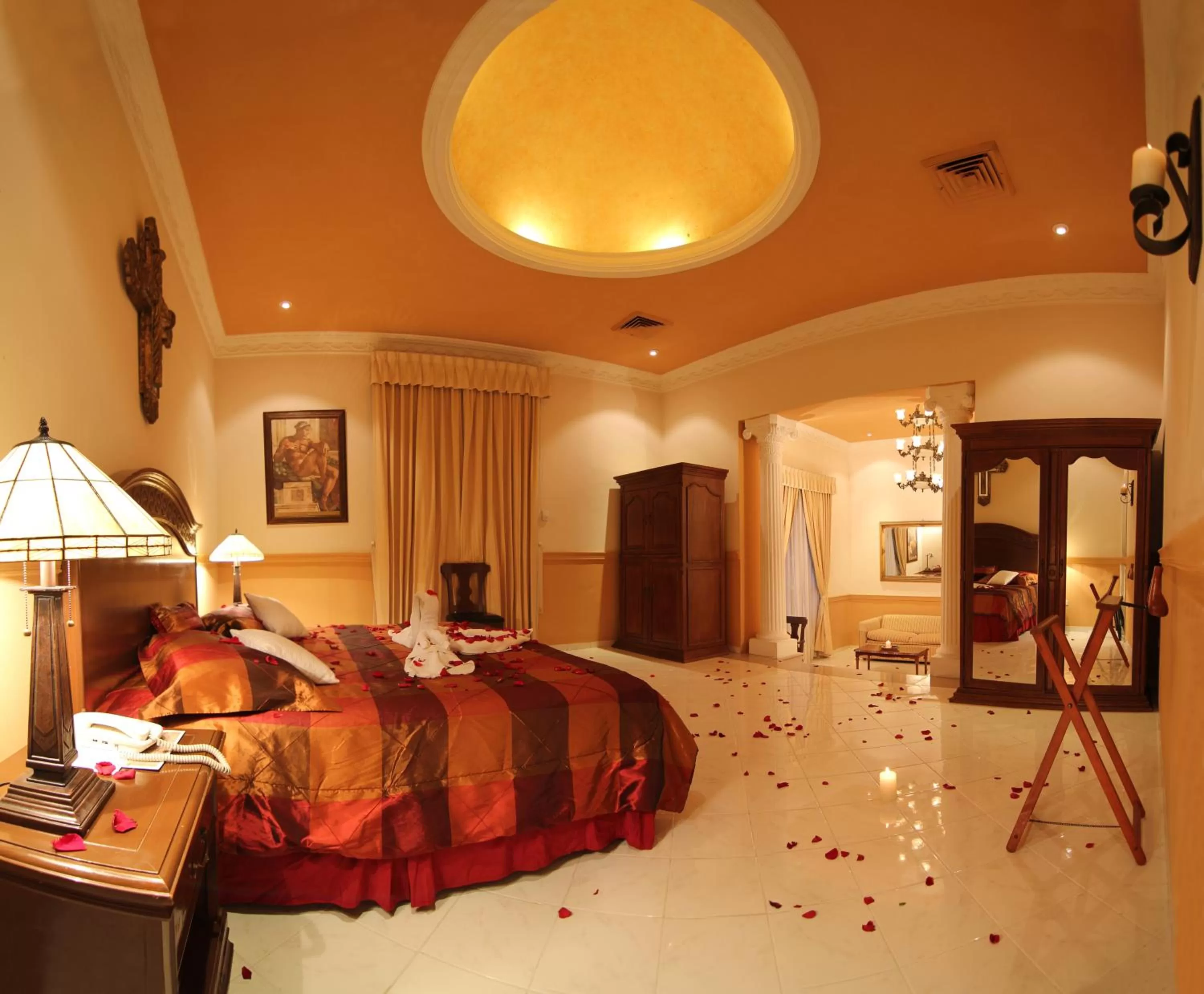 Decorative detail, Bed in Hotel Boutique La Mision De Fray Diego