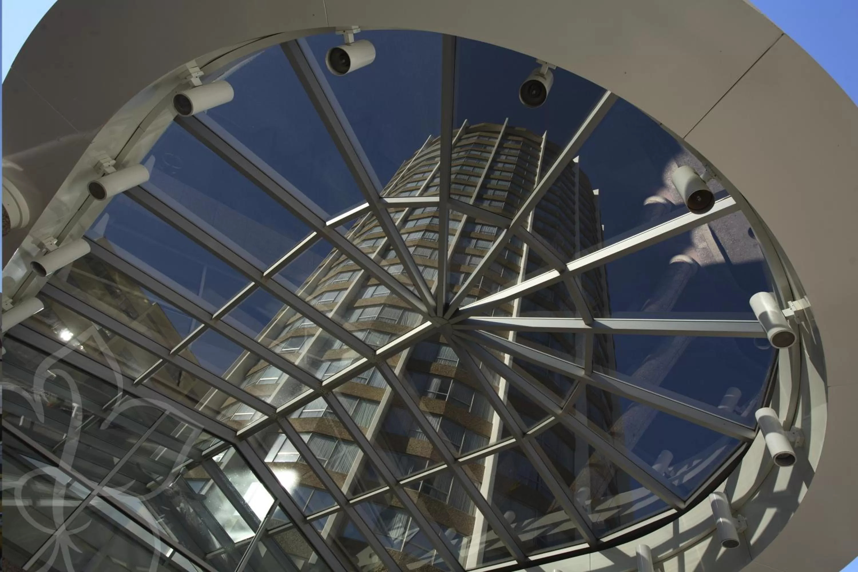Facade/entrance in Chateau Lacombe Hotel