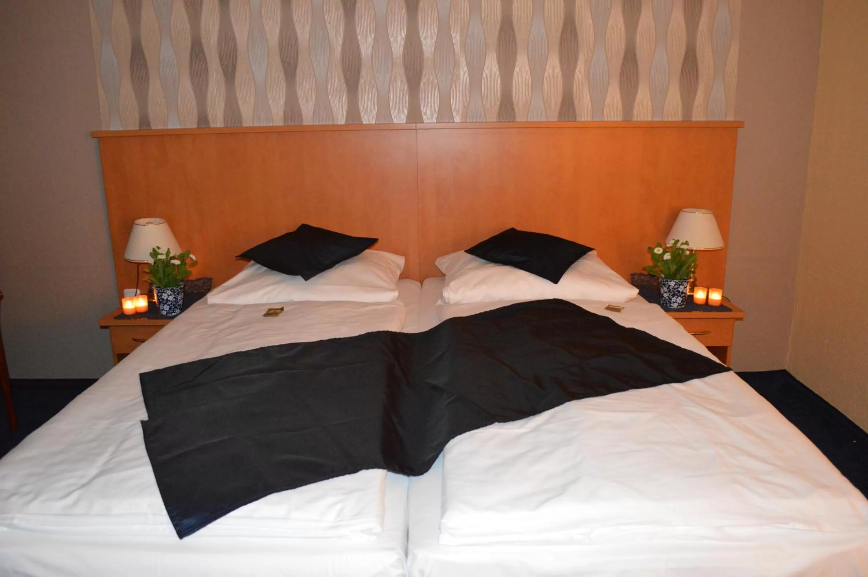 Bed in Hotel Royal Hanau