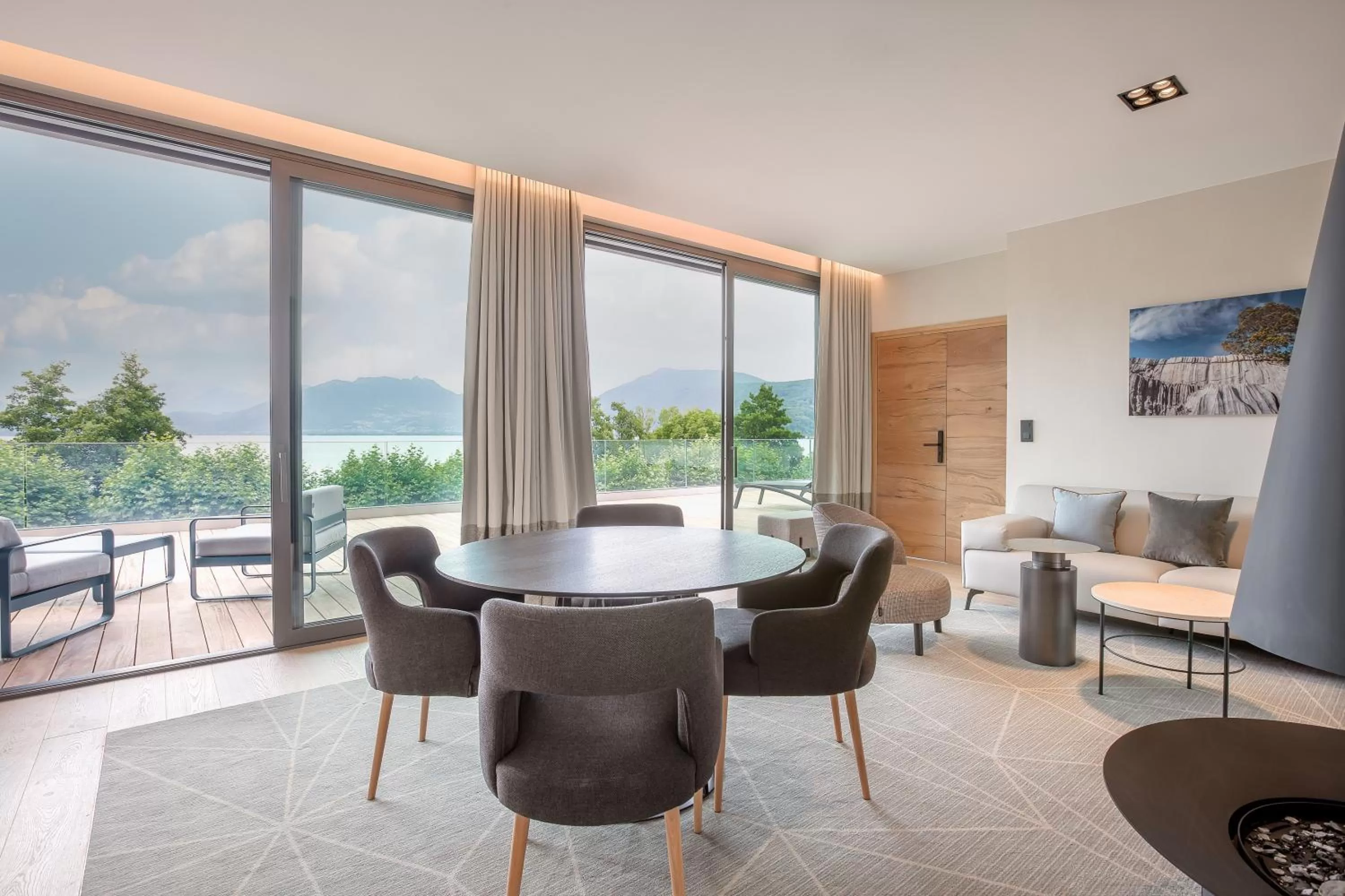 Living room in Rivage Hôtel & Spa Annecy