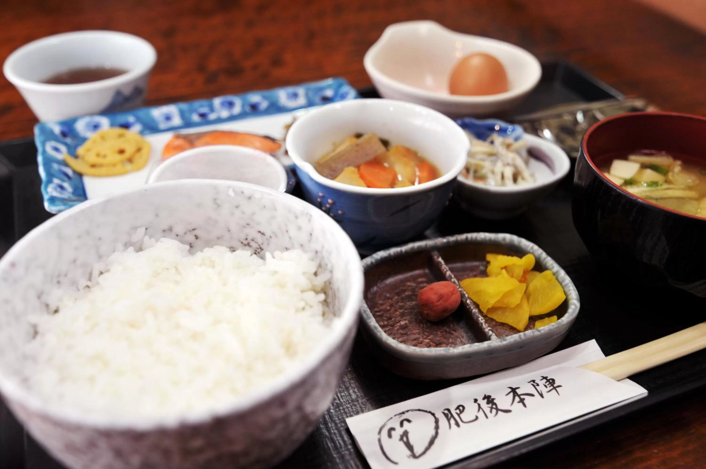 Food close-up in Kenchomae Green Hotel