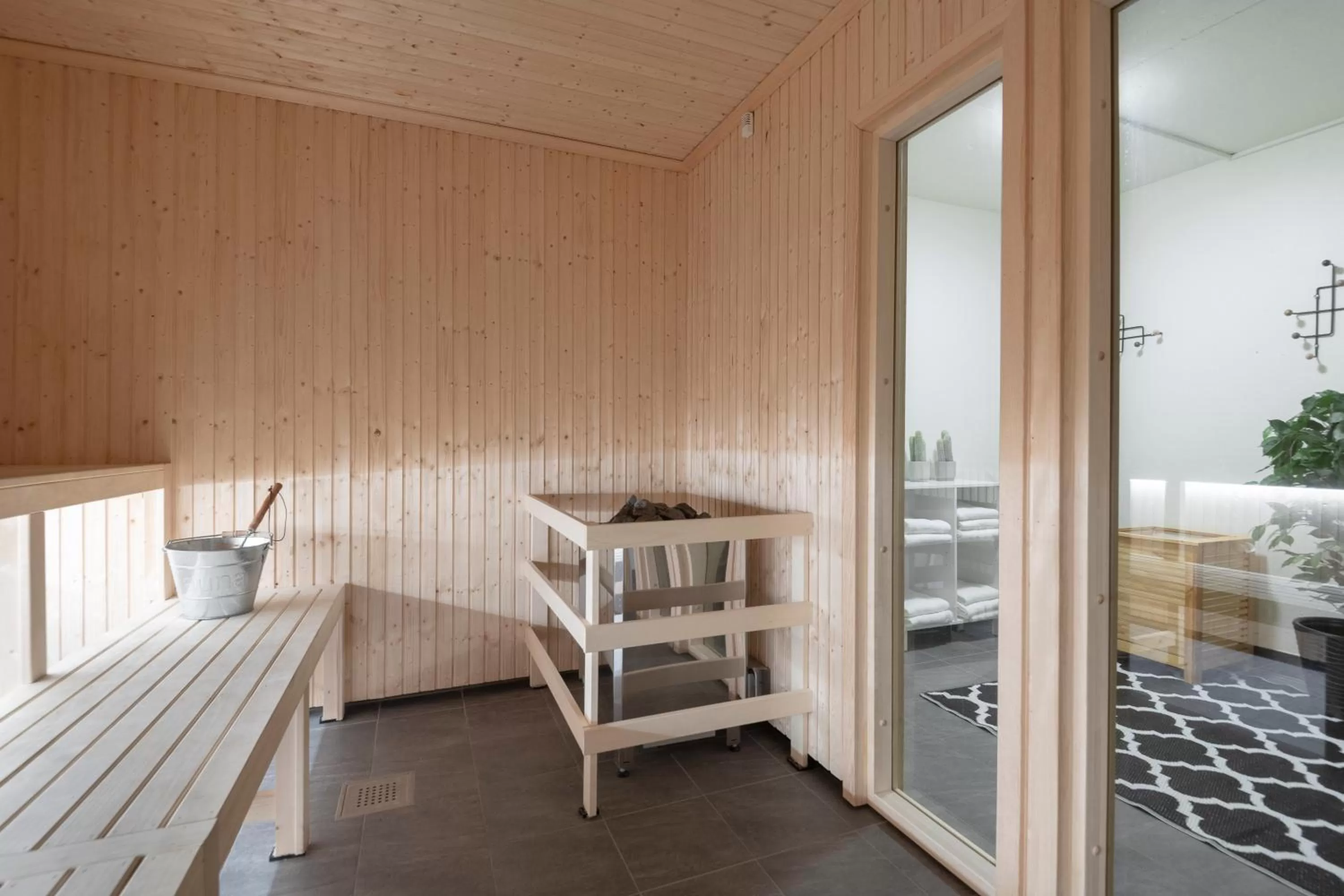 Sauna, Bed in Quality Hotel Prisma