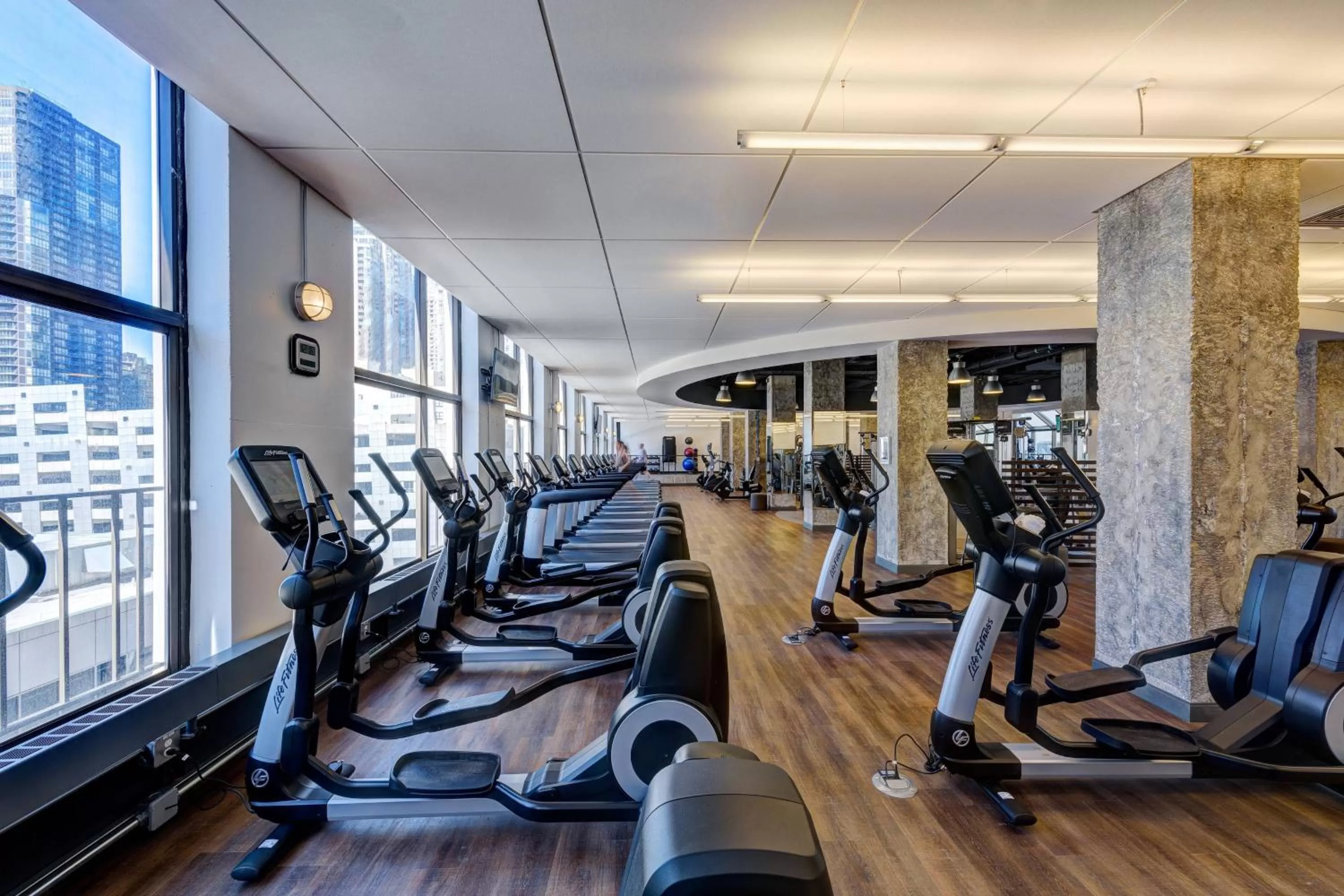 Fitness centre/facilities in Chicago Marriott Downtown Magnificent Mile