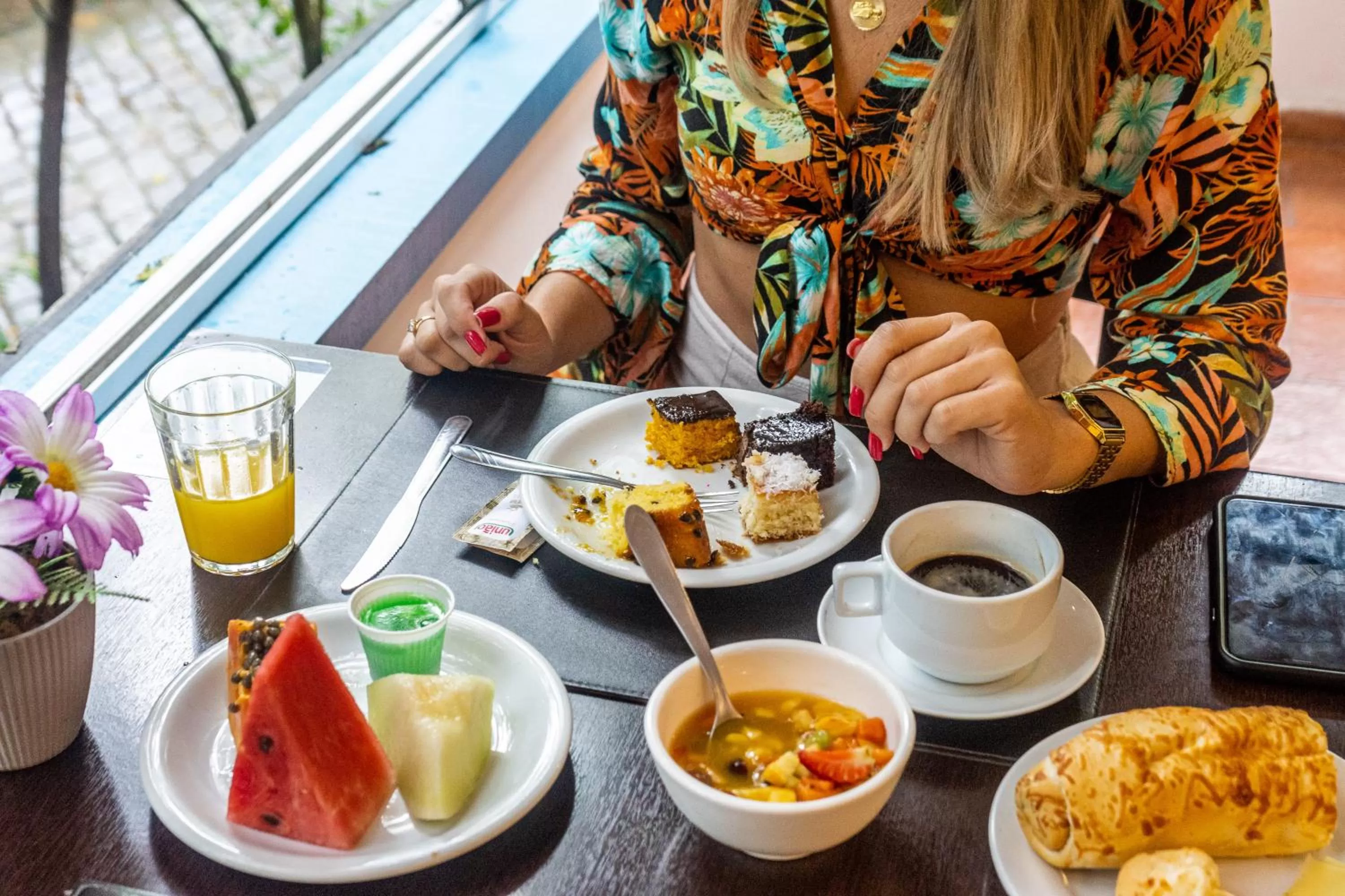 Breakfast in Hotel Miratlantico Búzios