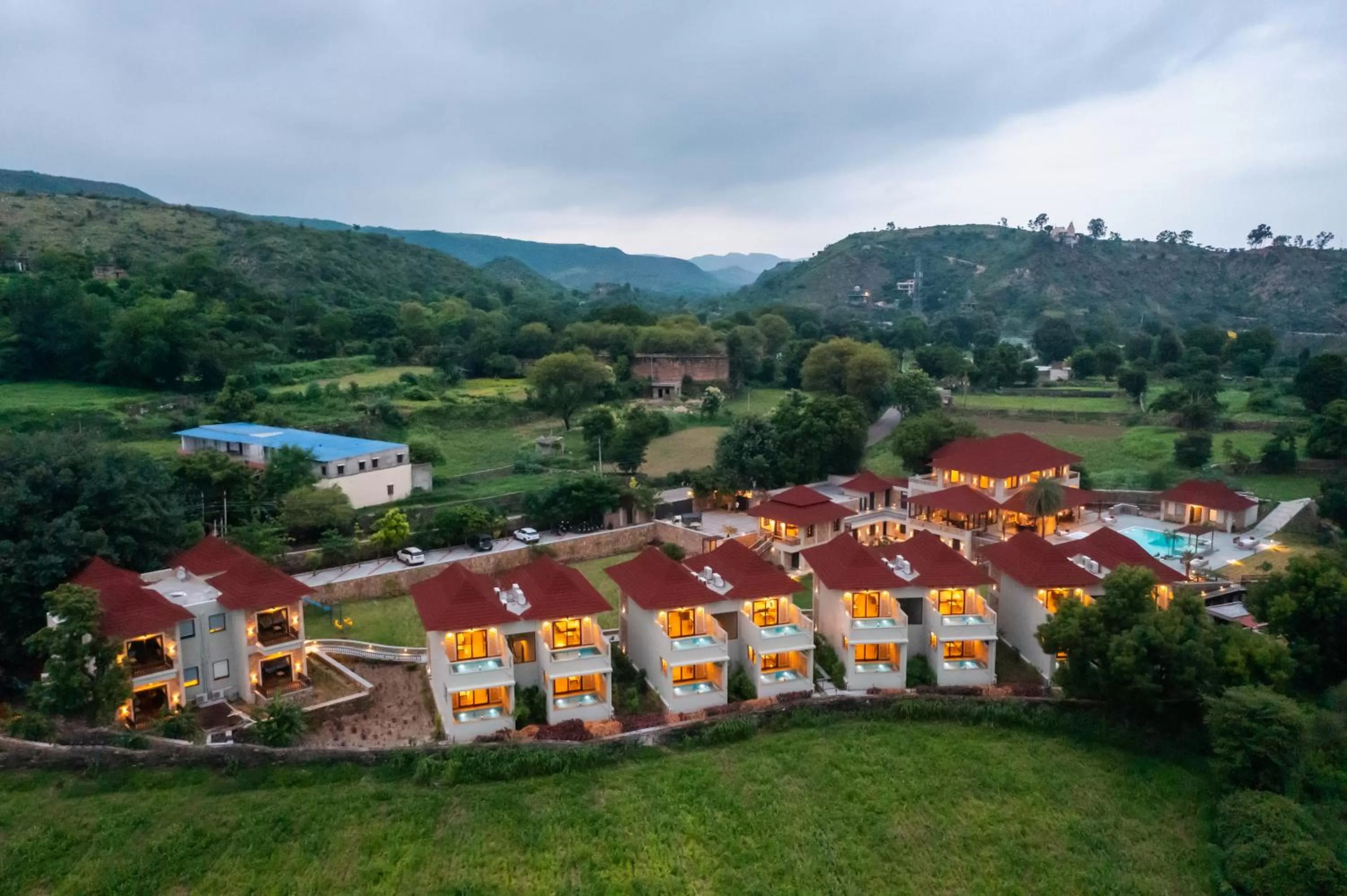 Property building in Sarasiruham Resort - Private Pool Villa in Udaipur