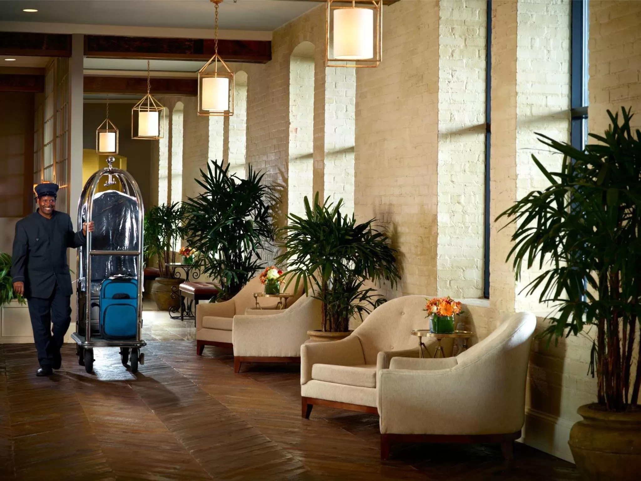 Lobby or reception in The Riverfront Hotel New Orleans