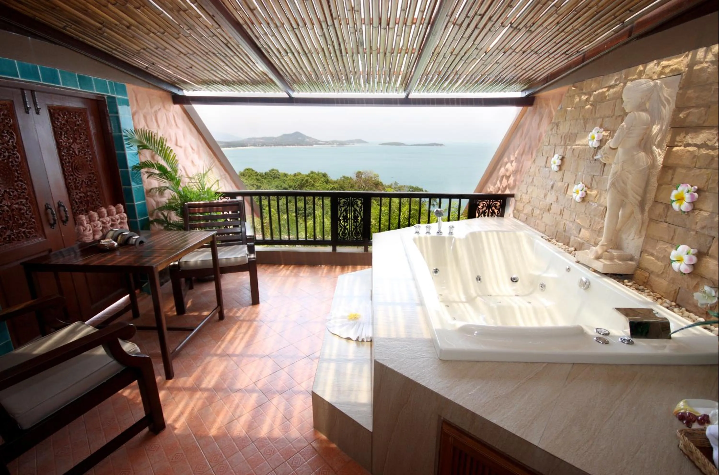 Balcony/Terrace in Samui Bayview Resort & Spa - SHA Plus